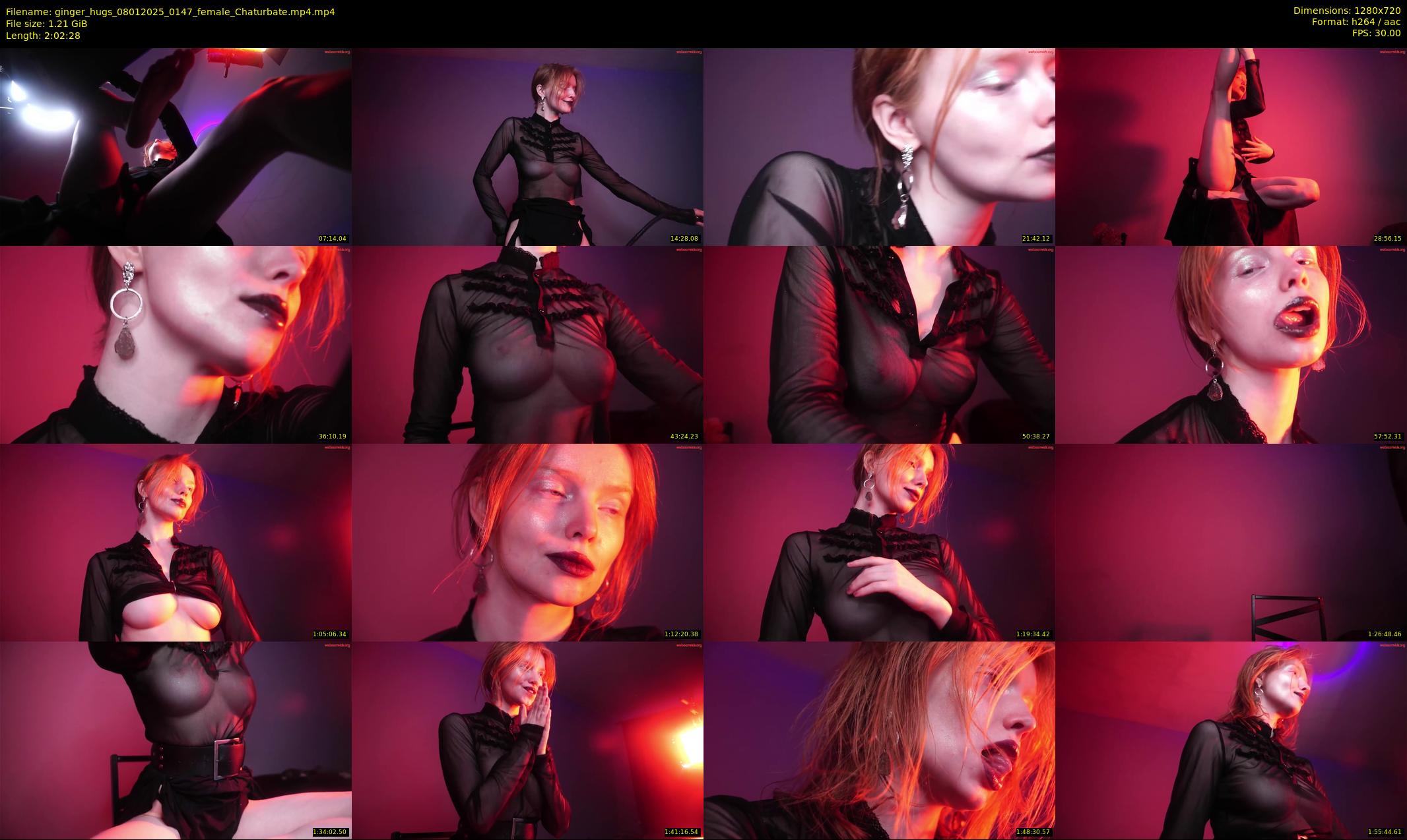 ginger_hugs — 123 minute Chaturbate female cam show recording, 720p, Jan 8, 2025