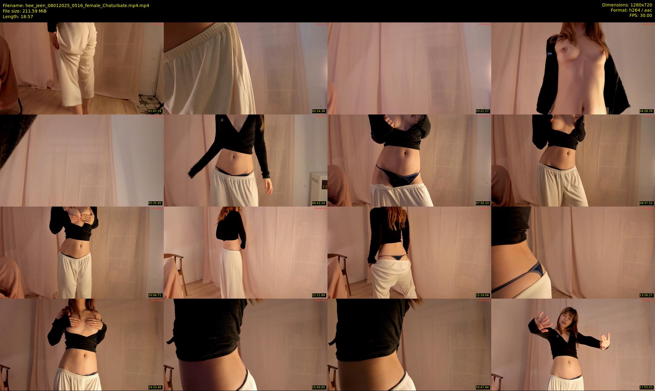 hee_jeen — 19 minute Chaturbate female cam show recording, 720p, Jan 8, 2025