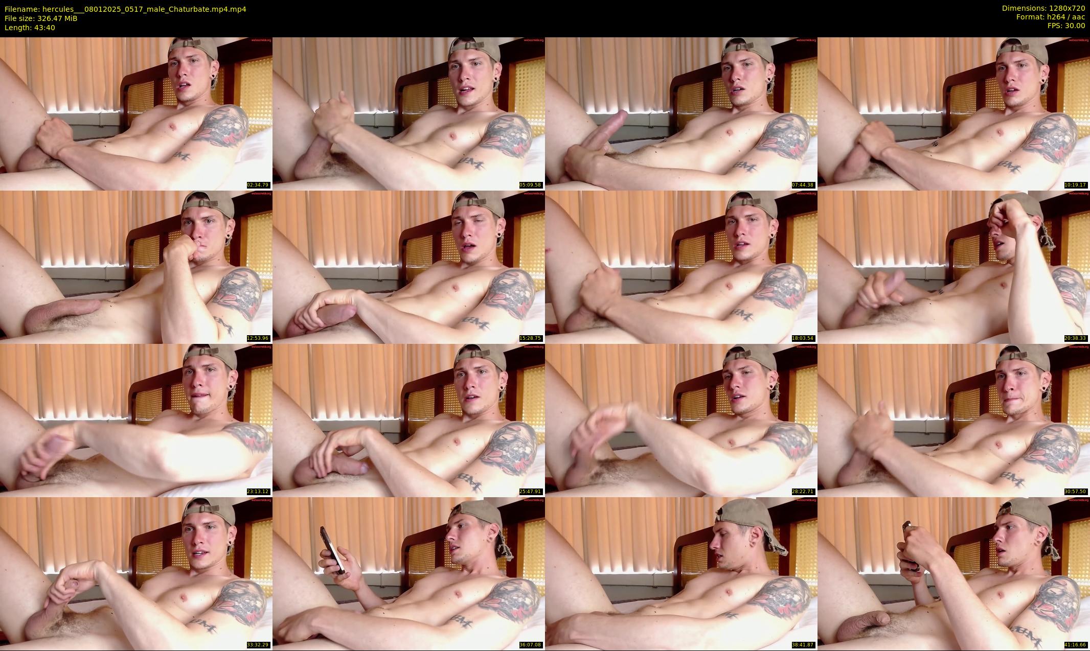 hercules__ — 44 minute Chaturbate male cam show recording, 720p, Jan 8, 2025