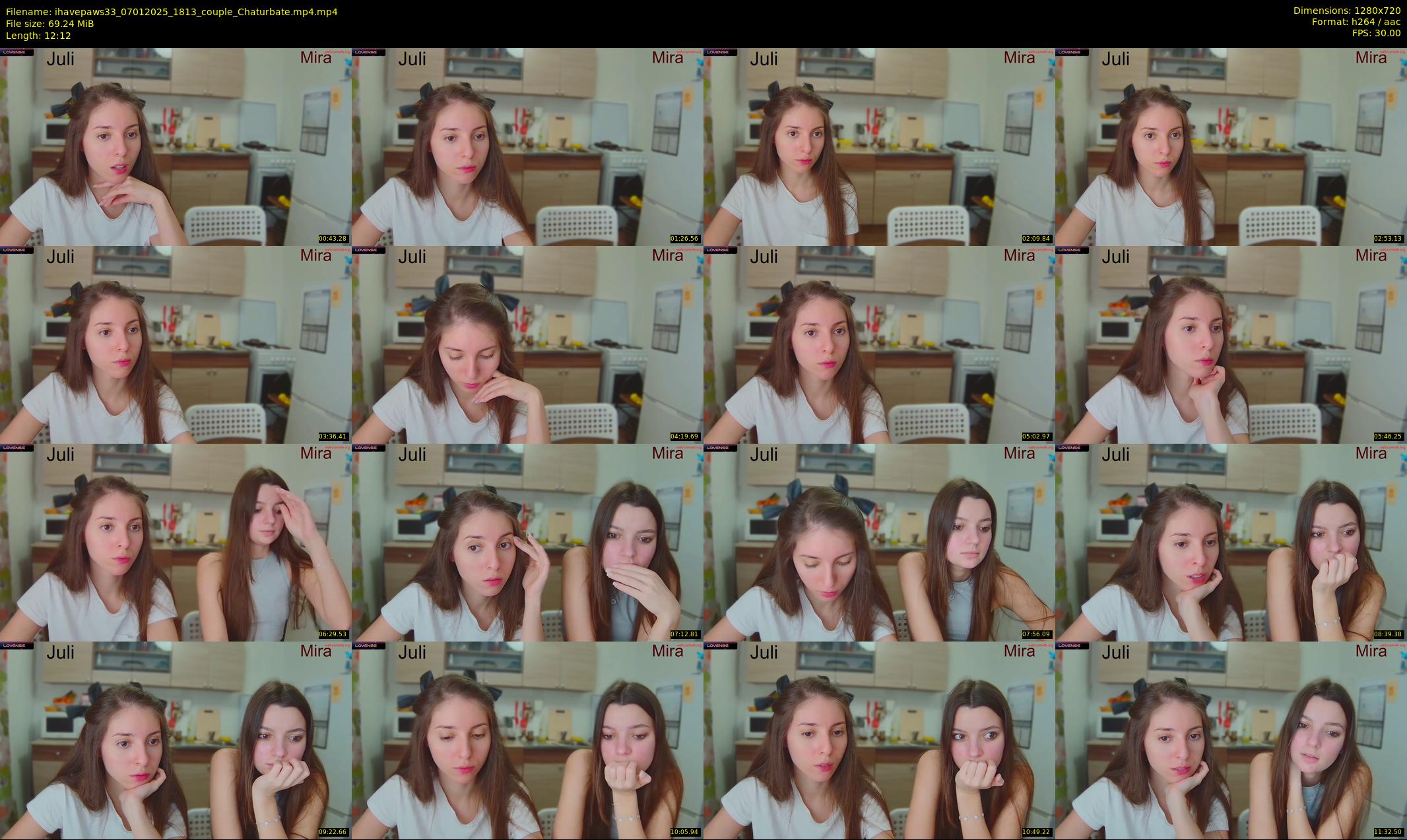 ihavepaws33 — 13 minute Chaturbate couple cam show recording, 720p, Jan 7, 2025