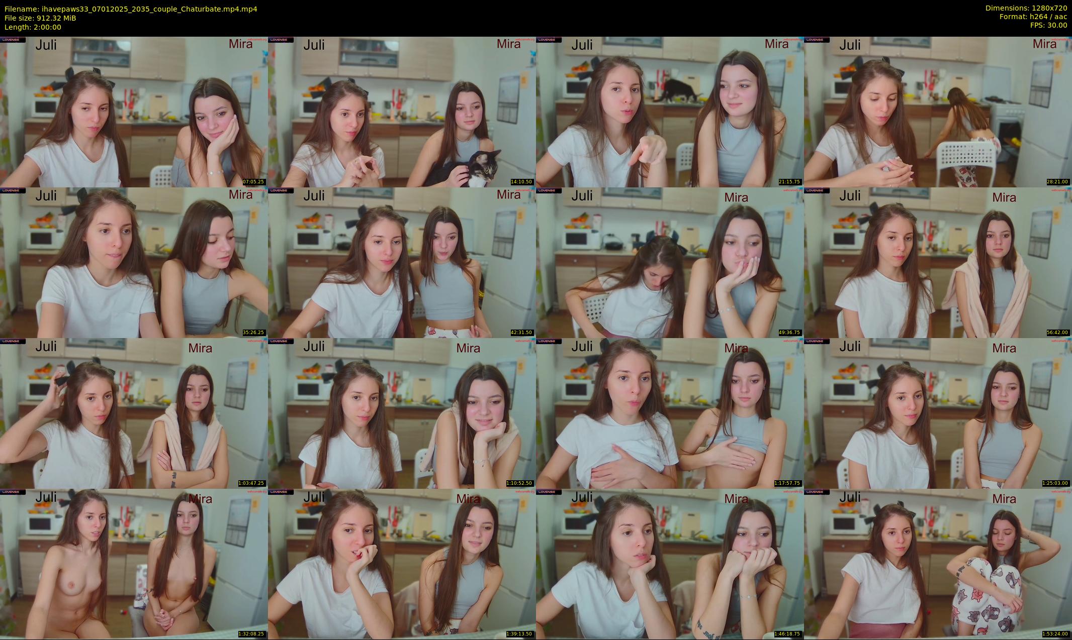 ihavepaws33 — 120 minute Chaturbate couple cam show recording, 720p, Jan 7, 2025