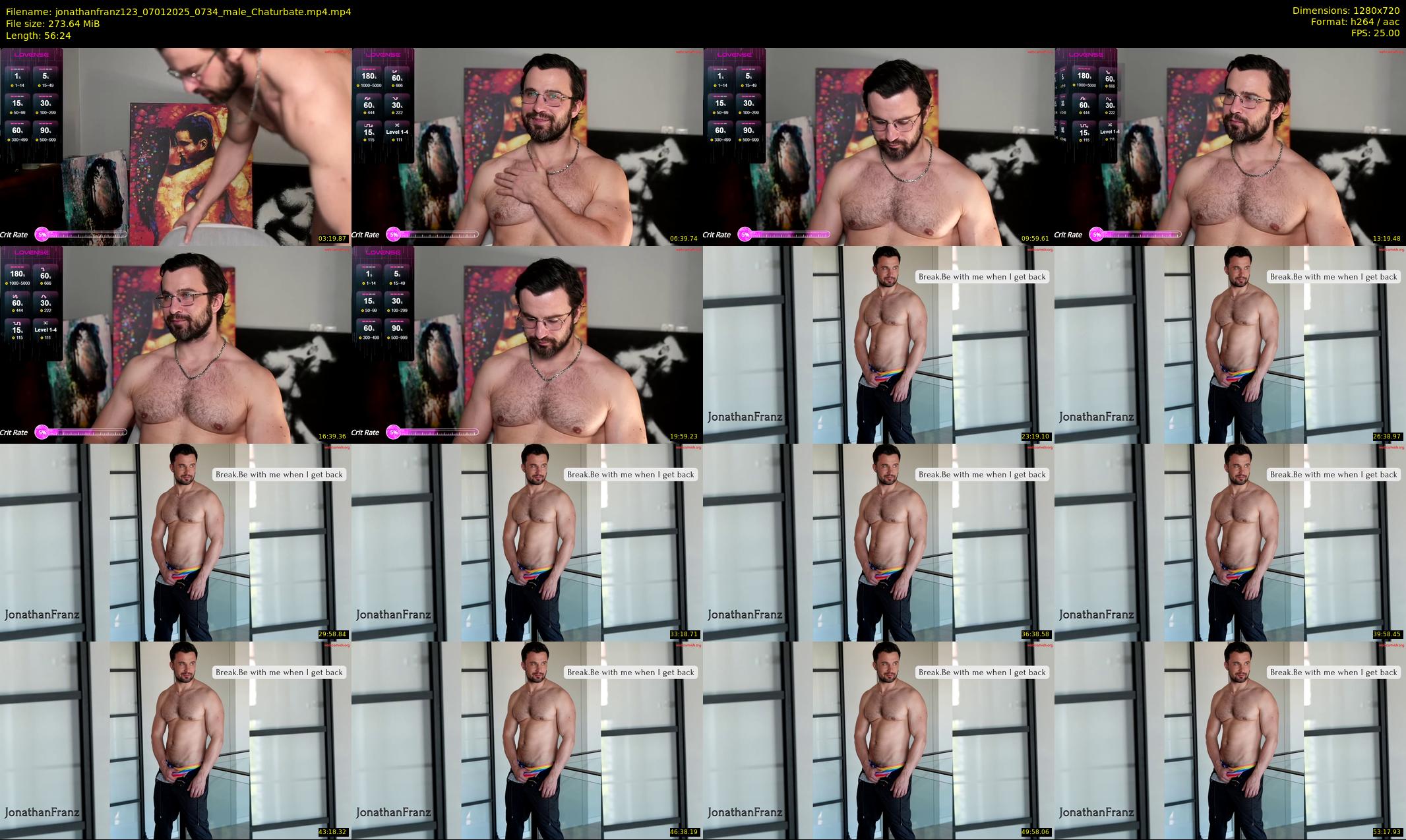 jonathanfranz123 — 57 minute Chaturbate male cam show recording, 720p, Jan 7, 2025
