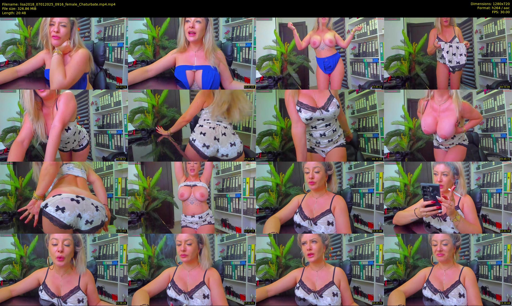 lisa2018 — 21 minute Chaturbate female cam show recording, 720p, Jan 7, 2025