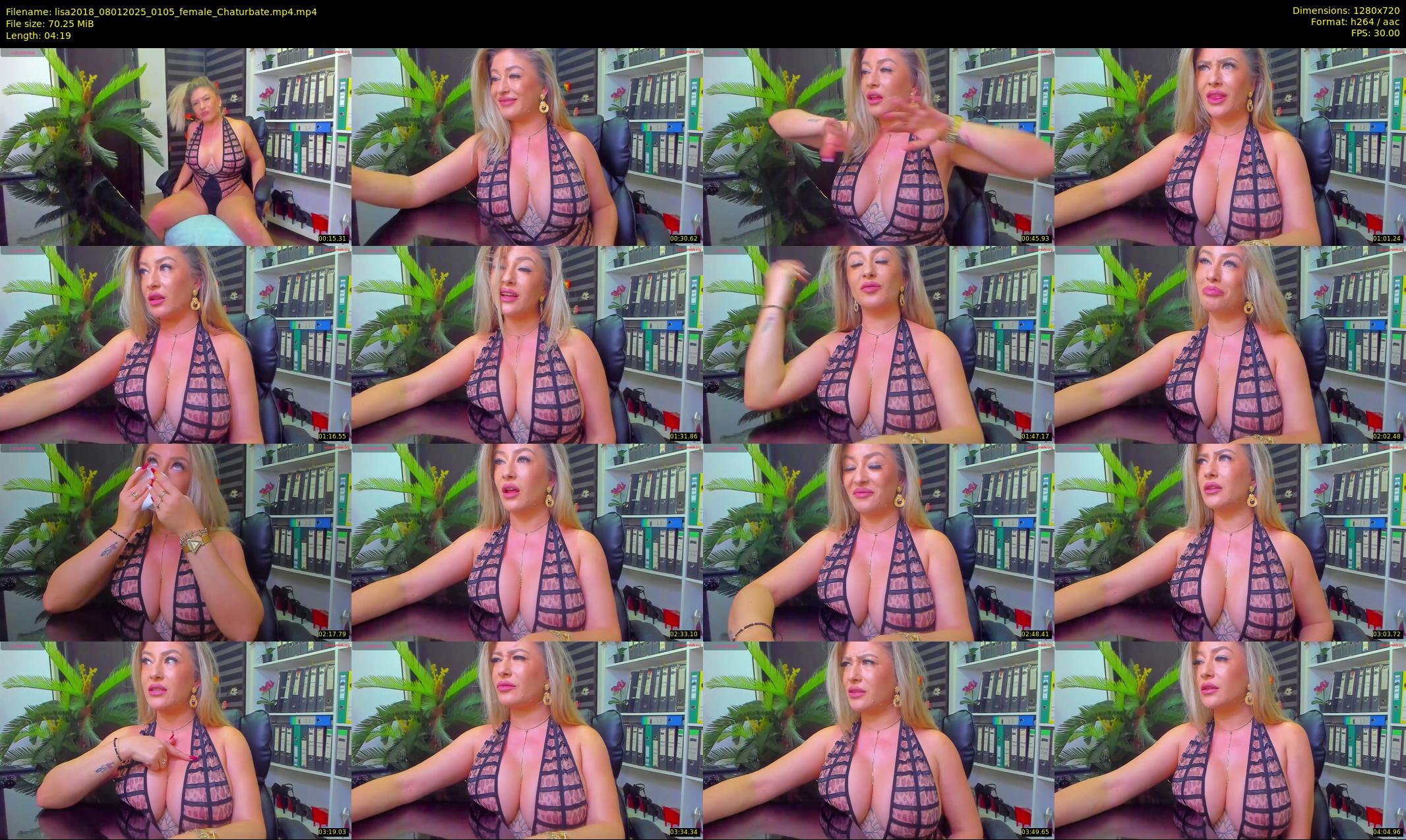 lisa2018 — 5 minute Chaturbate female cam show recording, 720p, Jan 8, 2025