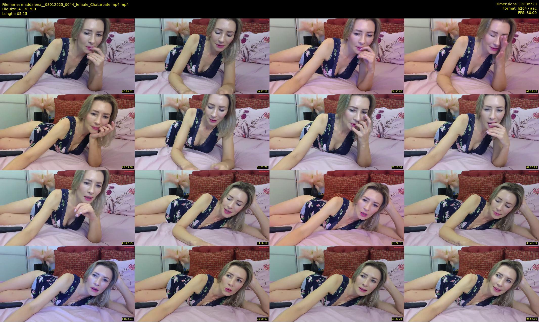 maddalena_ — 6 minute Chaturbate female cam show recording, 720p, Jan 8, 2025