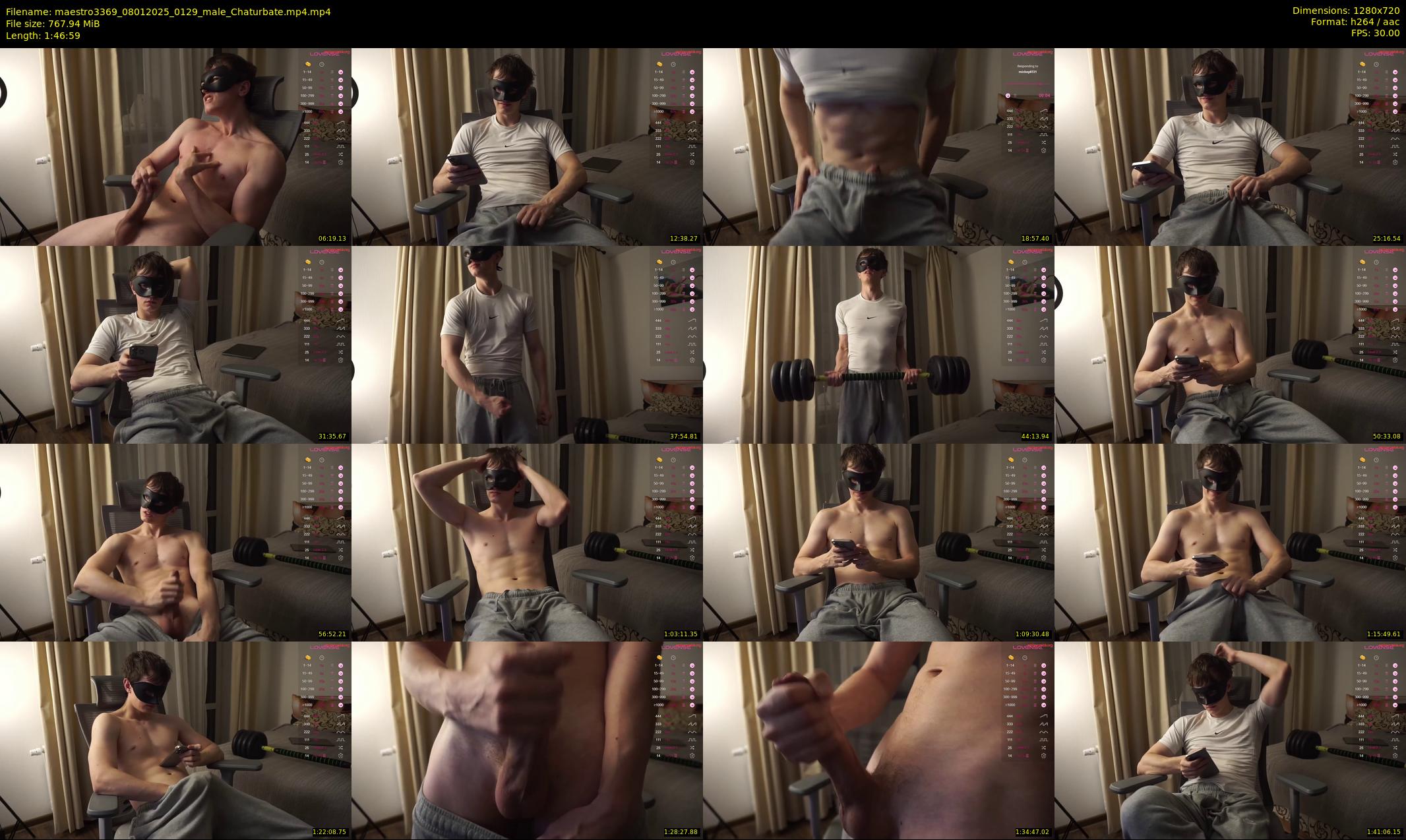 maestro3369 — 107 minute Chaturbate male cam show recording, 720p, Jan 8, 2025