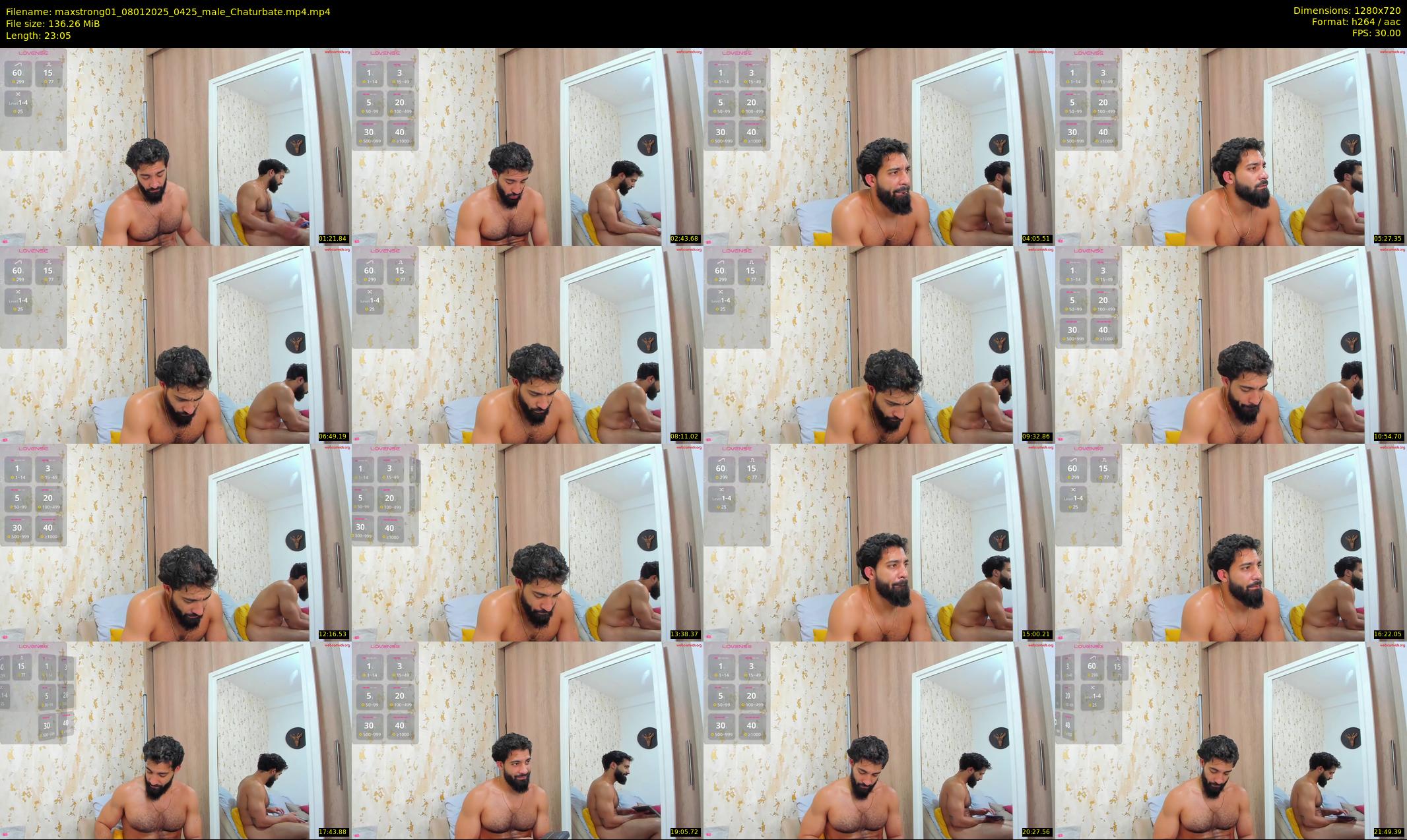 maxstrong01 — 24 minute Chaturbate male cam show recording, 720p, Jan 8, 2025