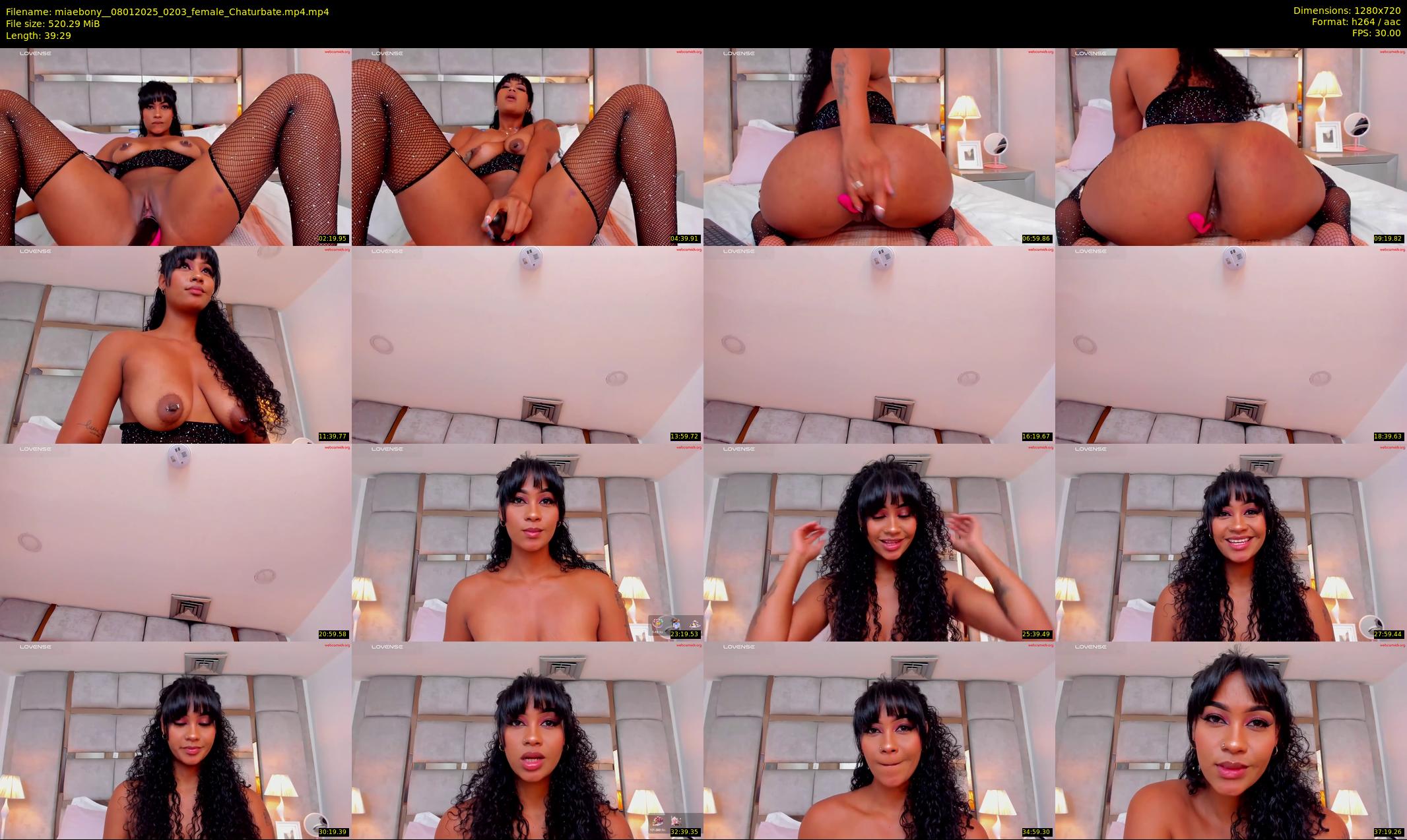 miaebony_ — 40 minute Chaturbate female cam show recording, 720p, Jan 8, 2025