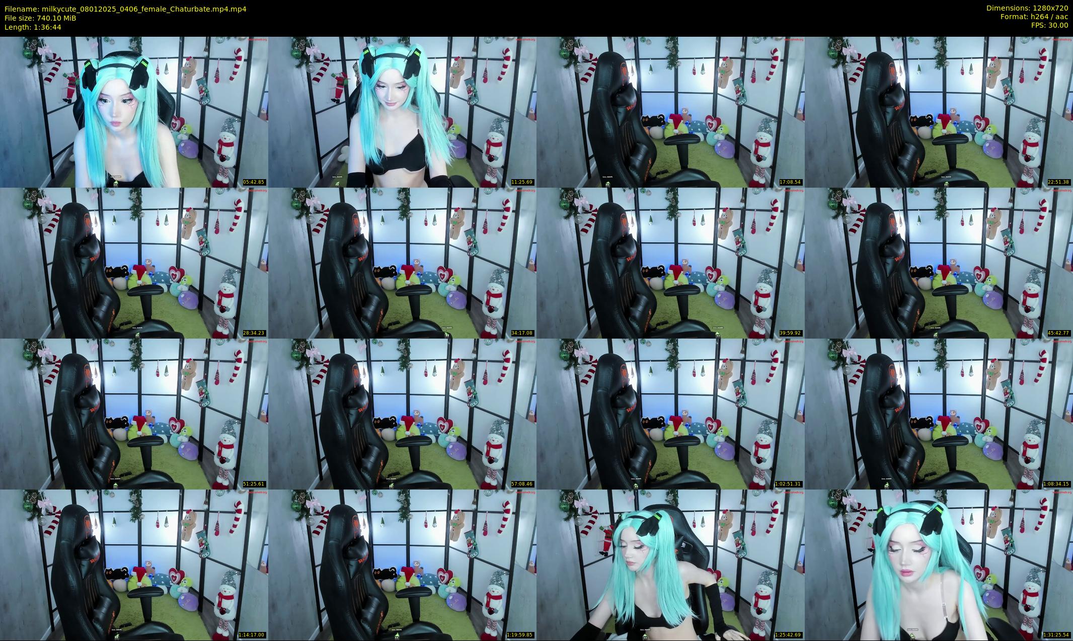 milkycute — 97 minute Chaturbate female cam show recording, 720p, Jan 8, 2025