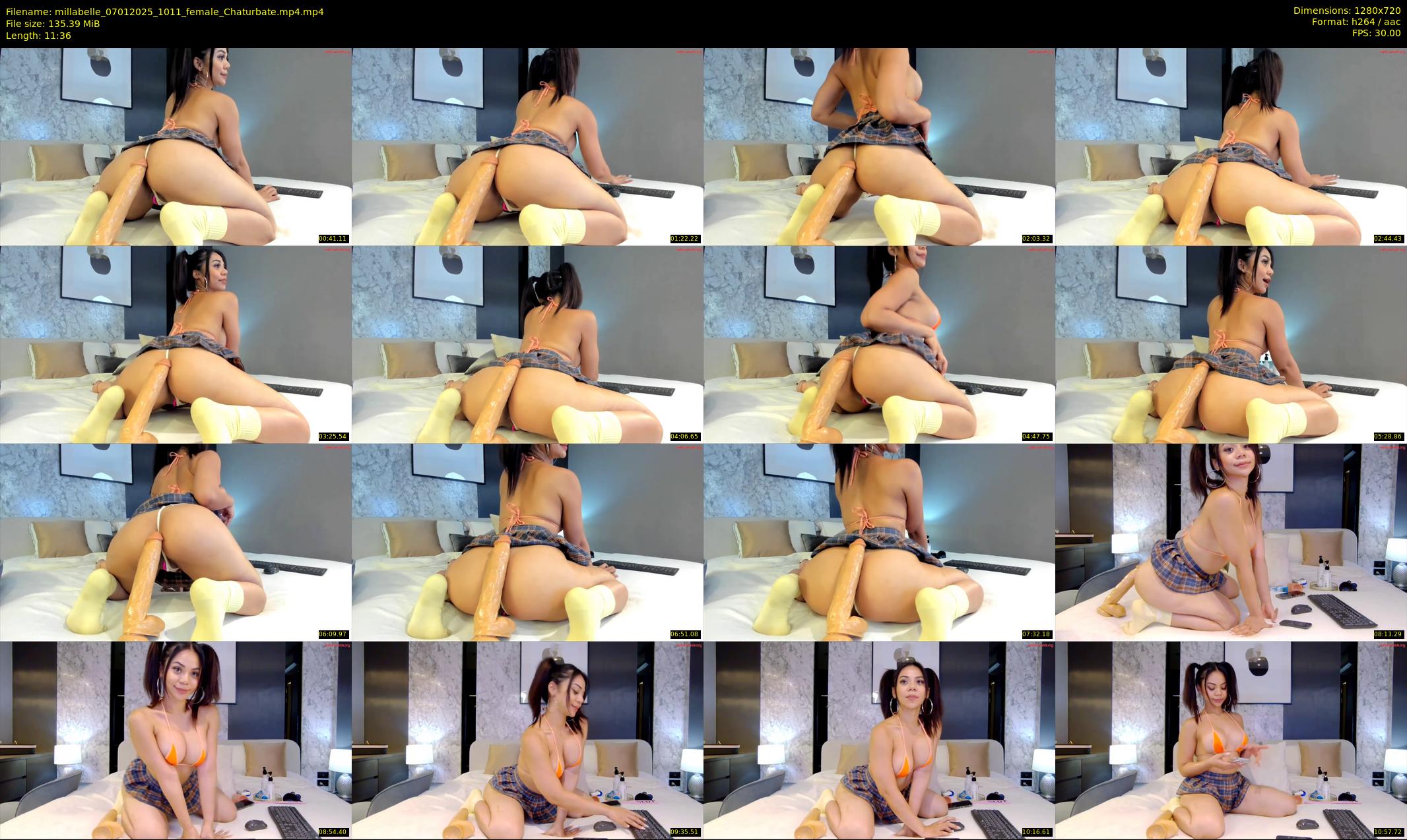 millabelle — 12 minute Chaturbate female cam show recording, 720p, Jan 7, 2025