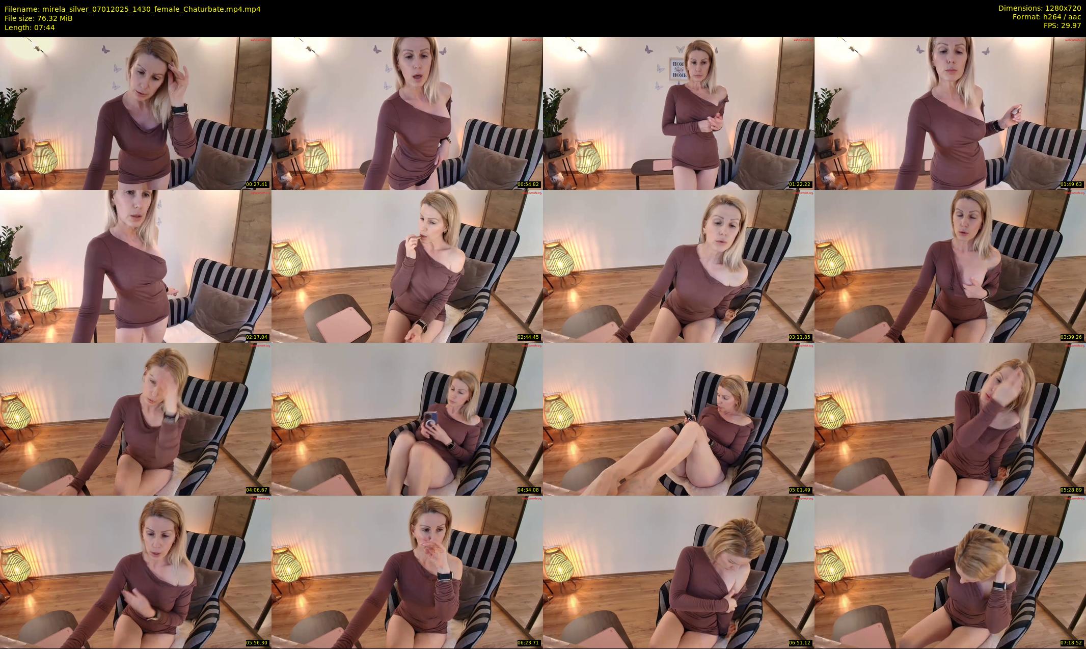 mirela_silver — 8 minute Chaturbate female cam show recording, 720p, Jan 7, 2025