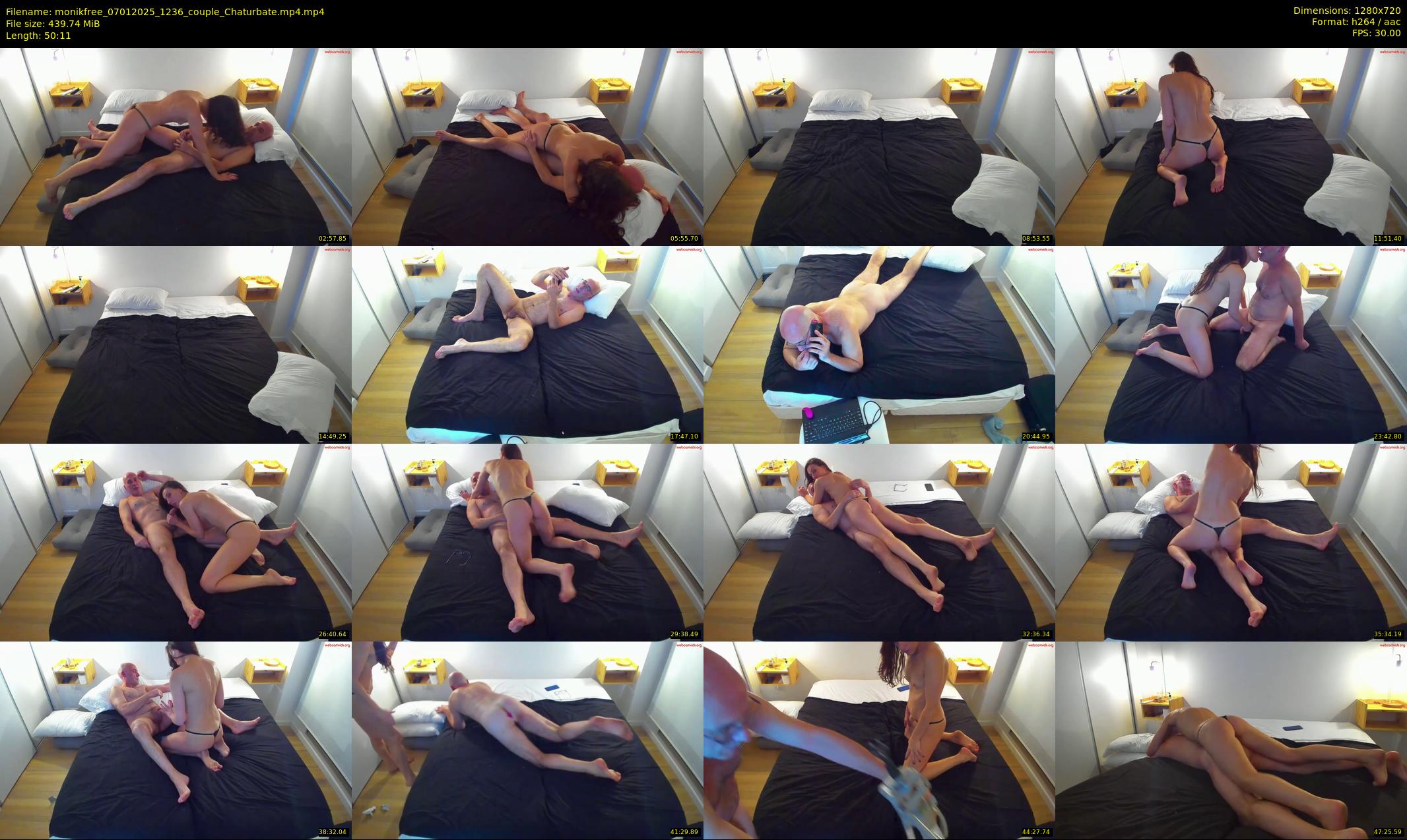 monikfree — 51 minute Chaturbate couple cam show recording, 720p, Jan 7, 2025