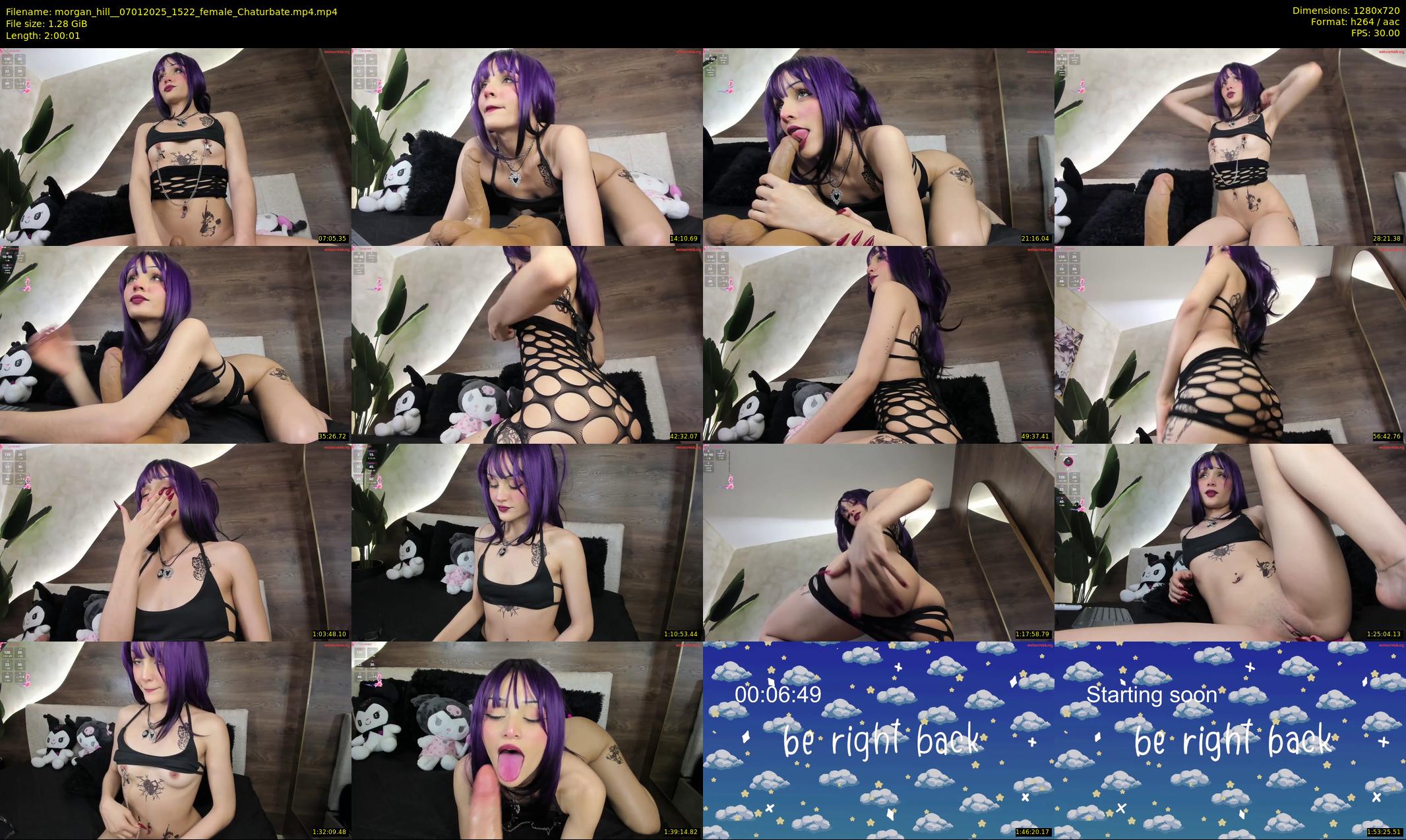 morgan_hill_ — 121 minute Chaturbate female cam show recording, 720p, Jan 7, 2025