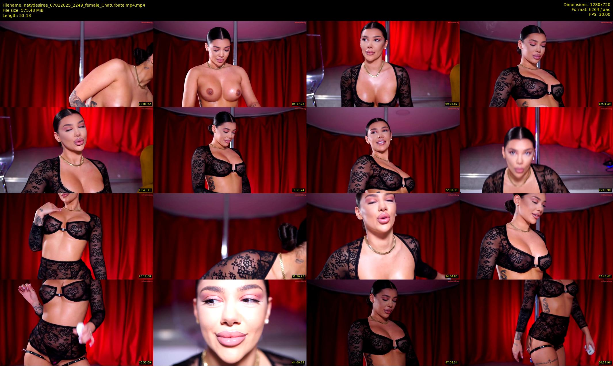 natydesiree — 54 minute Chaturbate female cam show recording, 720p, Jan 7, 2025