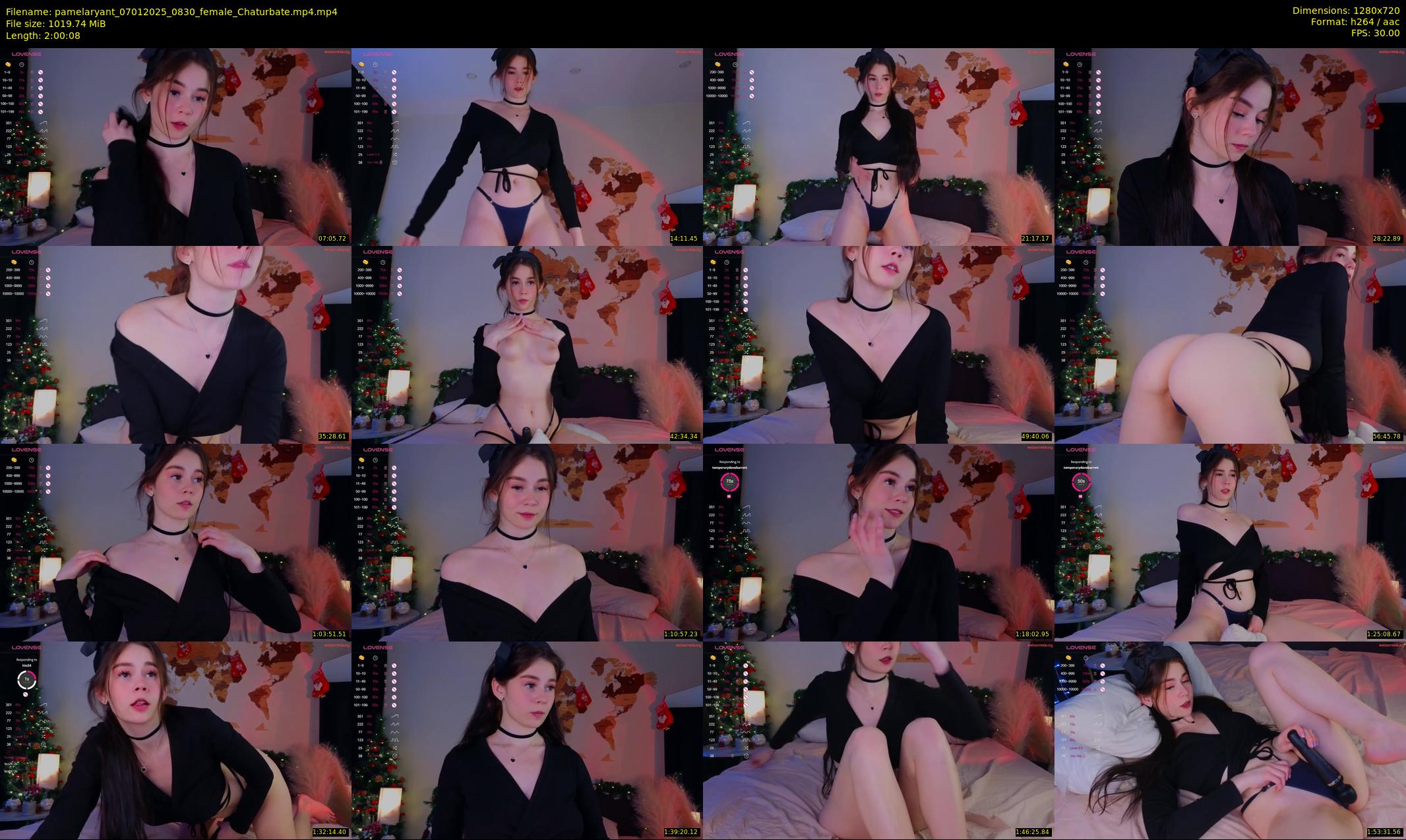 pamelaryant — 121 minute Chaturbate female cam show recording, 720p, Jan 7, 2025
