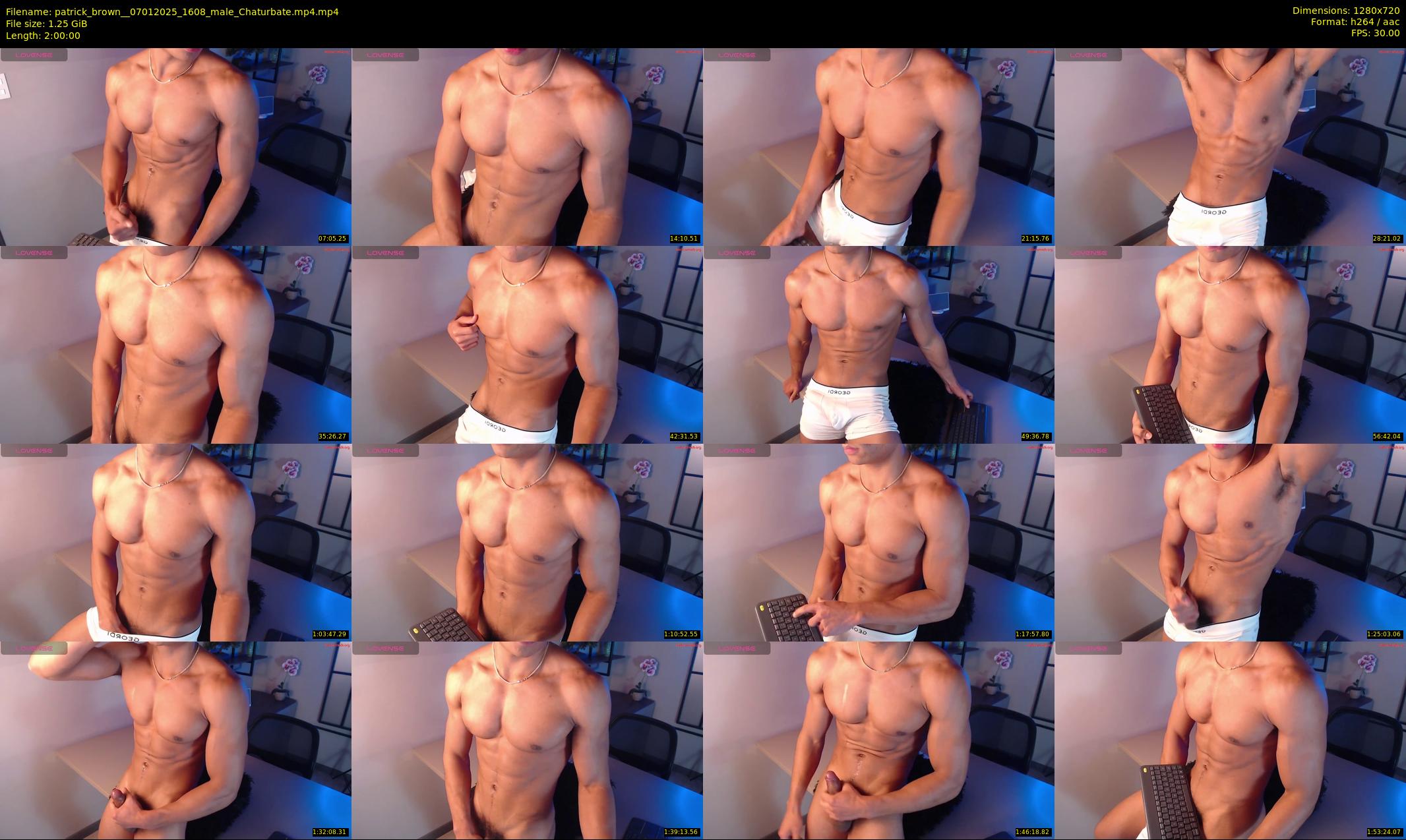 patrick_brown_ — 120 minute Chaturbate male cam show recording, 720p, Jan 7, 2025