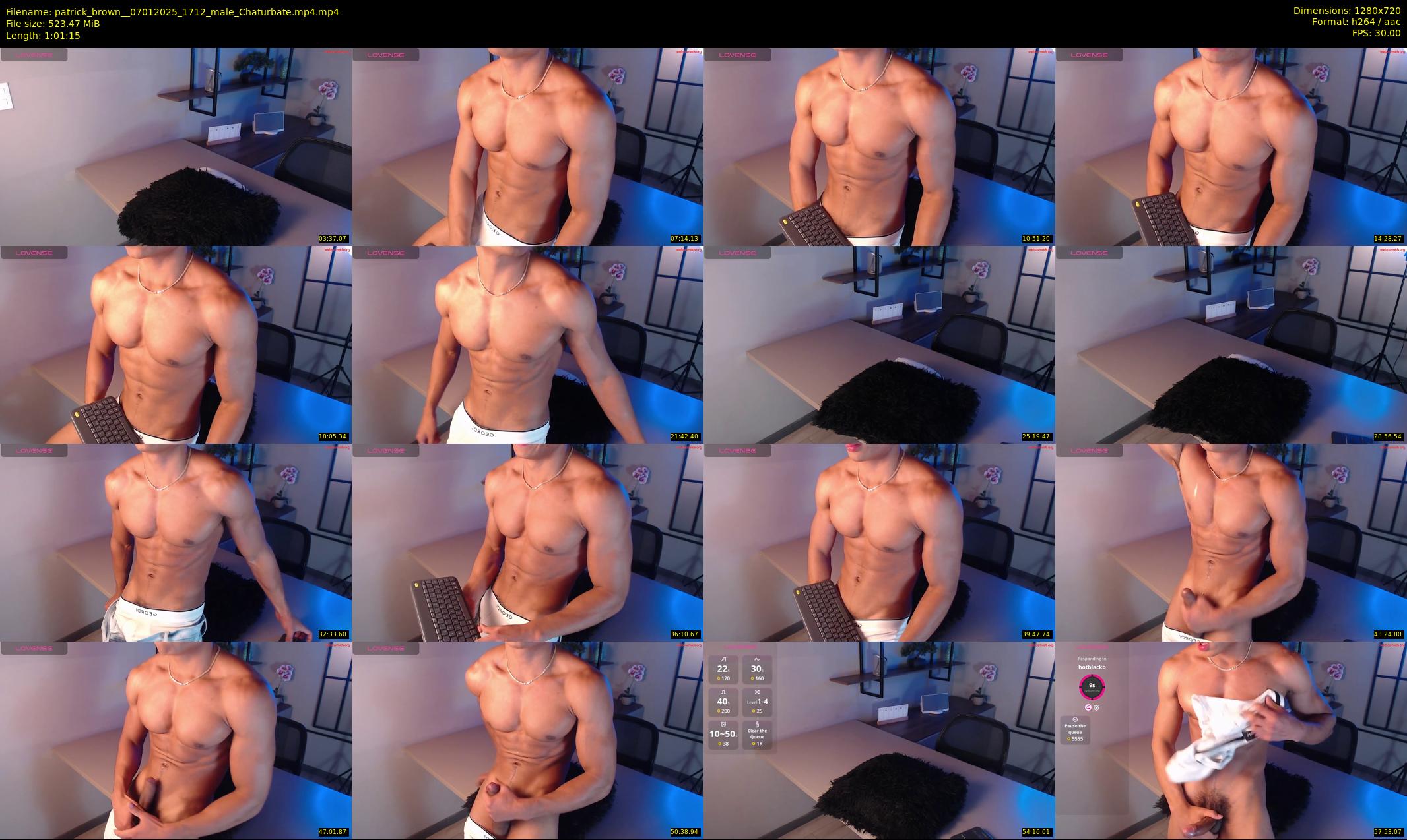 patrick_brown_ — 62 minute Chaturbate male cam show recording, 720p, Jan 7, 2025