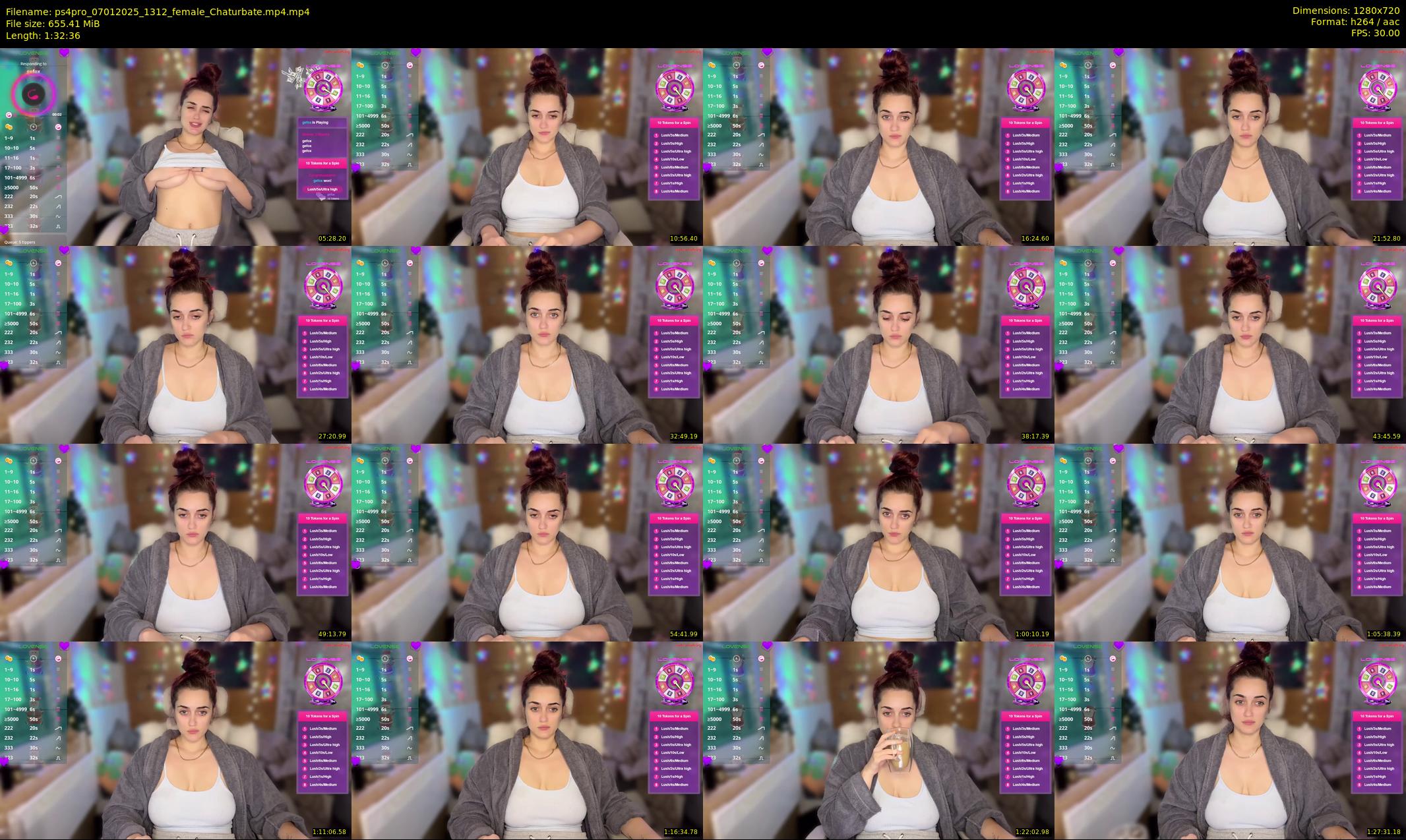 ps4pro — 93 minute Chaturbate female cam show recording, 720p, Jan 7, 2025