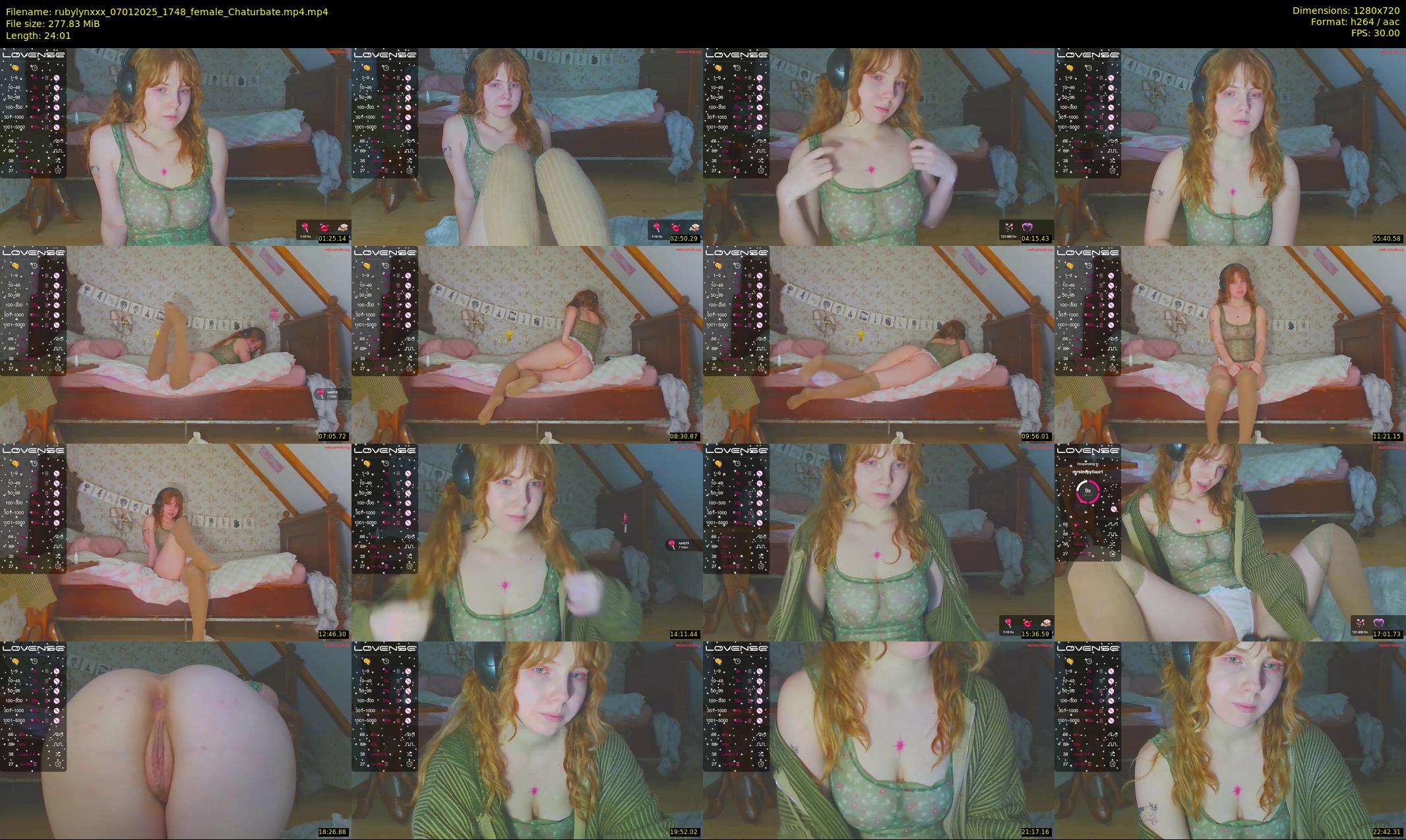 rubylynxxx — 25 minute Chaturbate female cam show recording, 720p, Jan 7, 2025