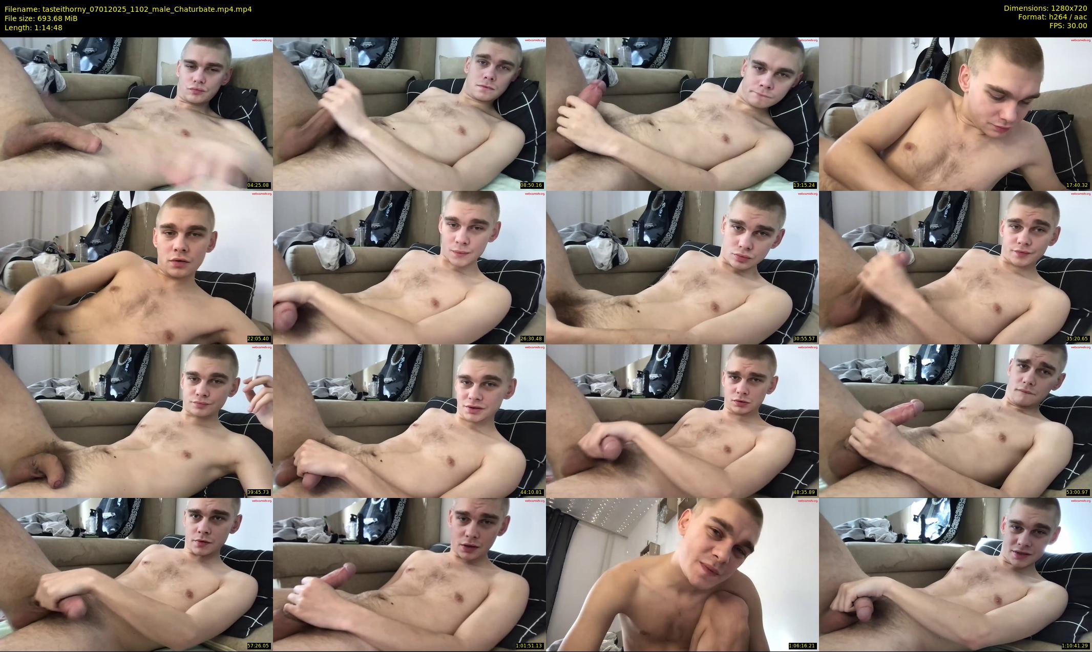tasteithorny — 75 minute Chaturbate male cam show recording, 720p, Jan 7, 2025