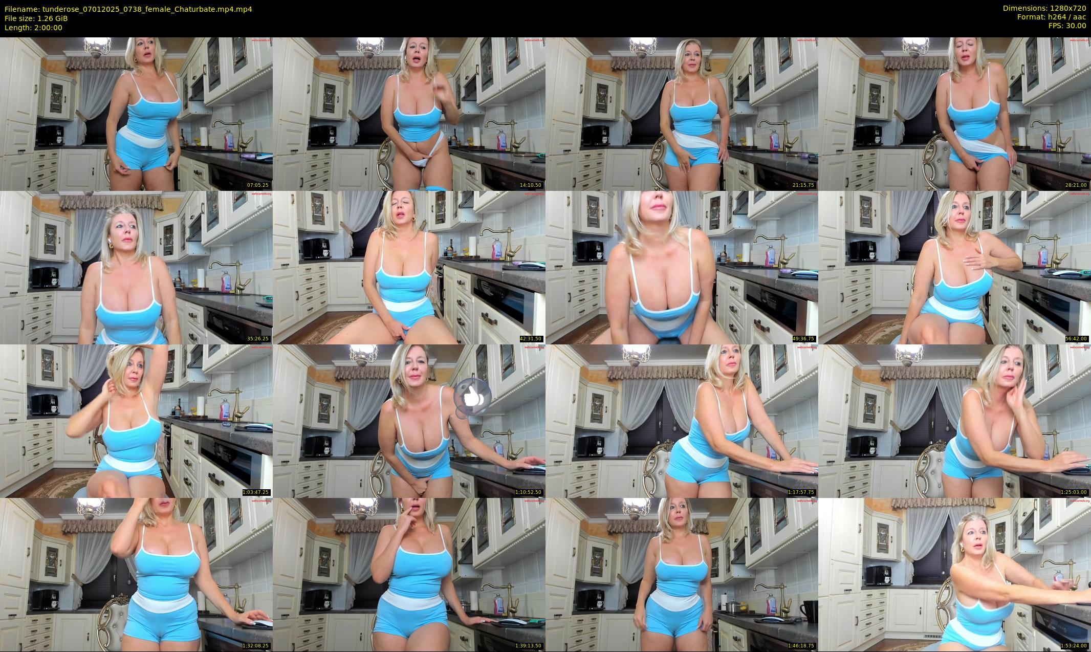 tunderose — 120 minute Chaturbate female cam show recording, 720p, Jan 7, 2025