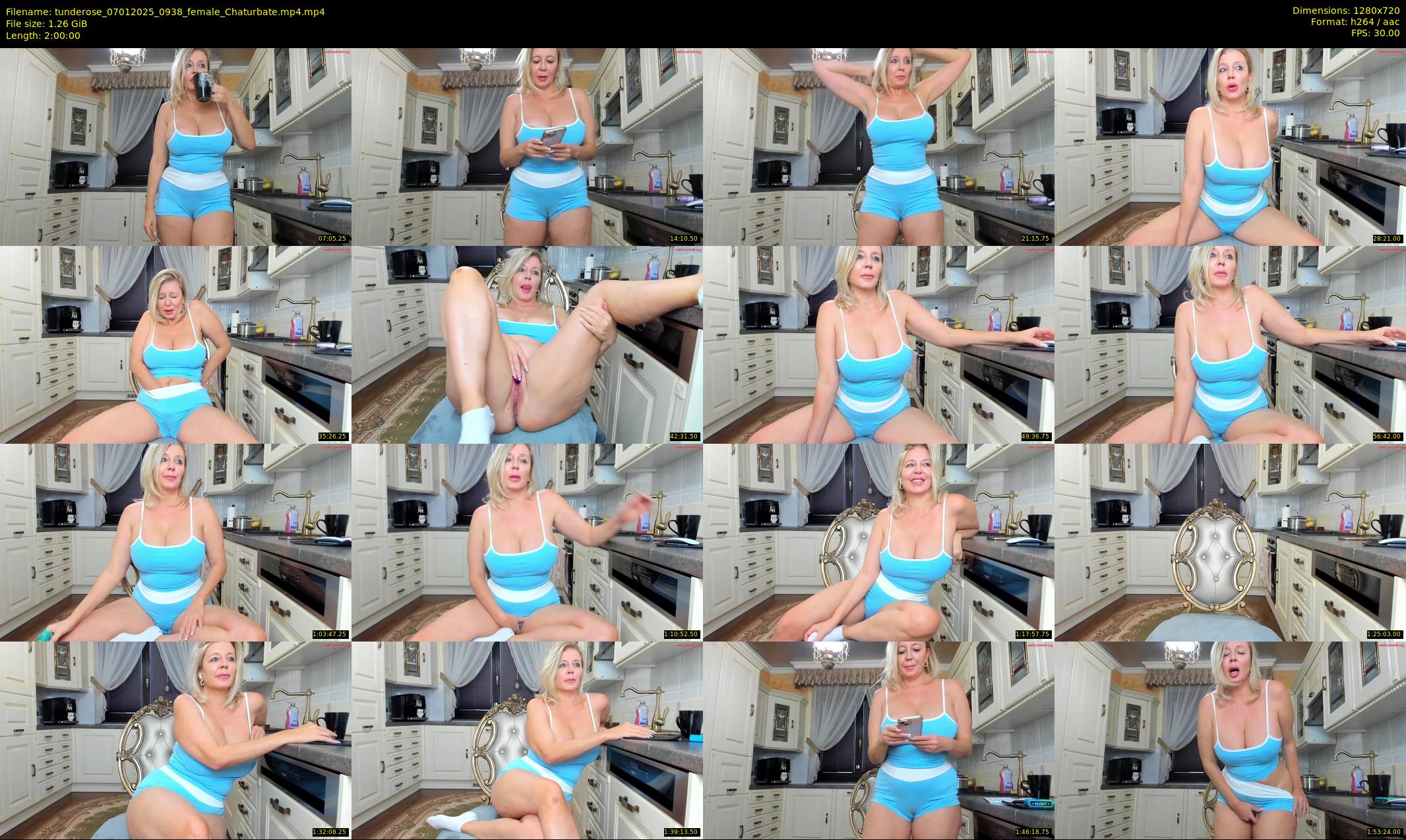 tunderose — 120 minute Chaturbate female cam show recording, 720p, Jan 7, 2025