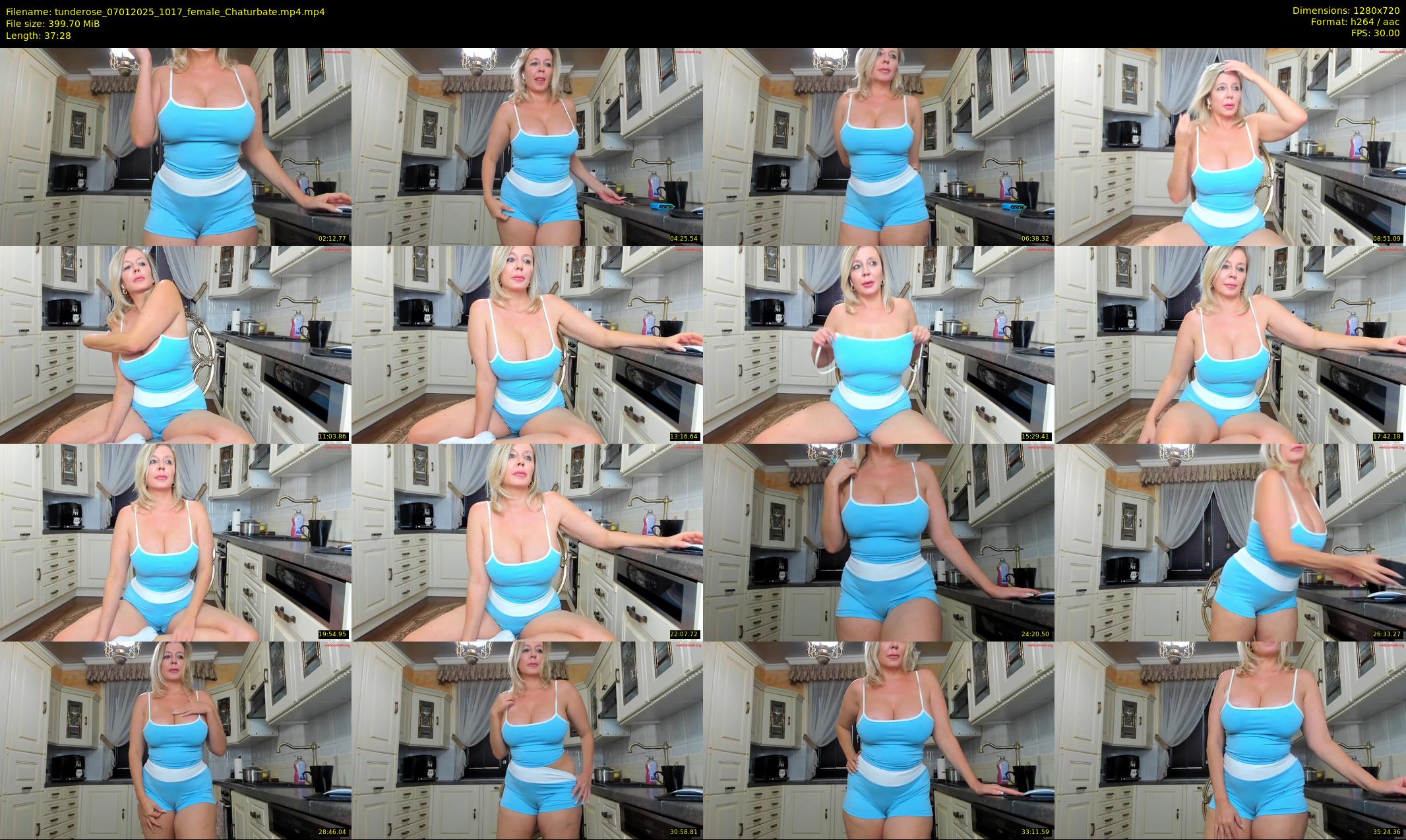 tunderose — 38 minute Chaturbate female cam show recording, 720p, Jan 7, 2025