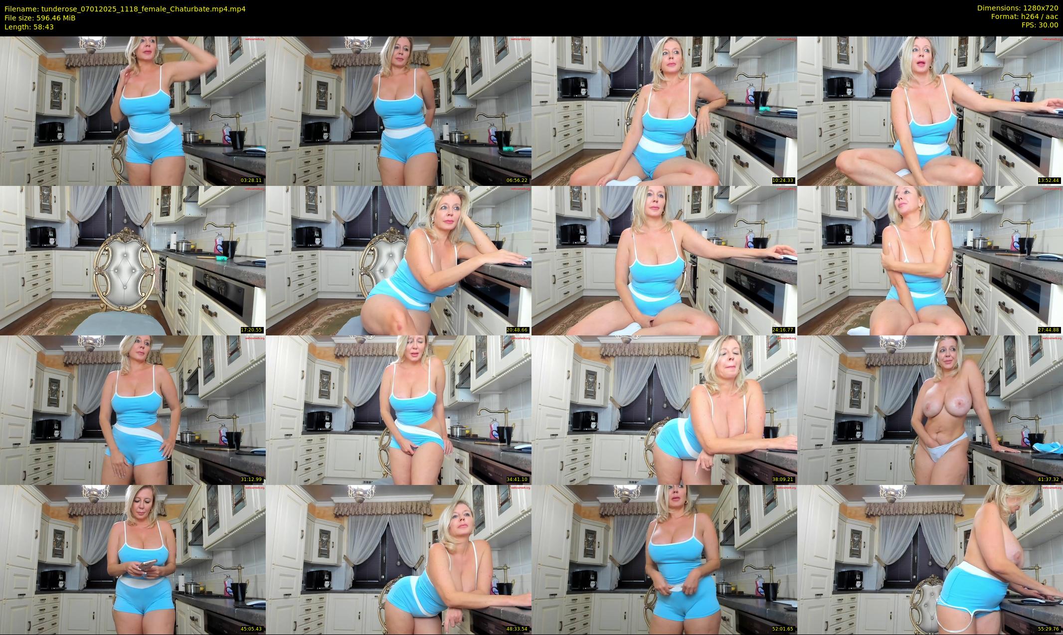 tunderose — 59 minute Chaturbate female cam show recording, 720p, Jan 7, 2025