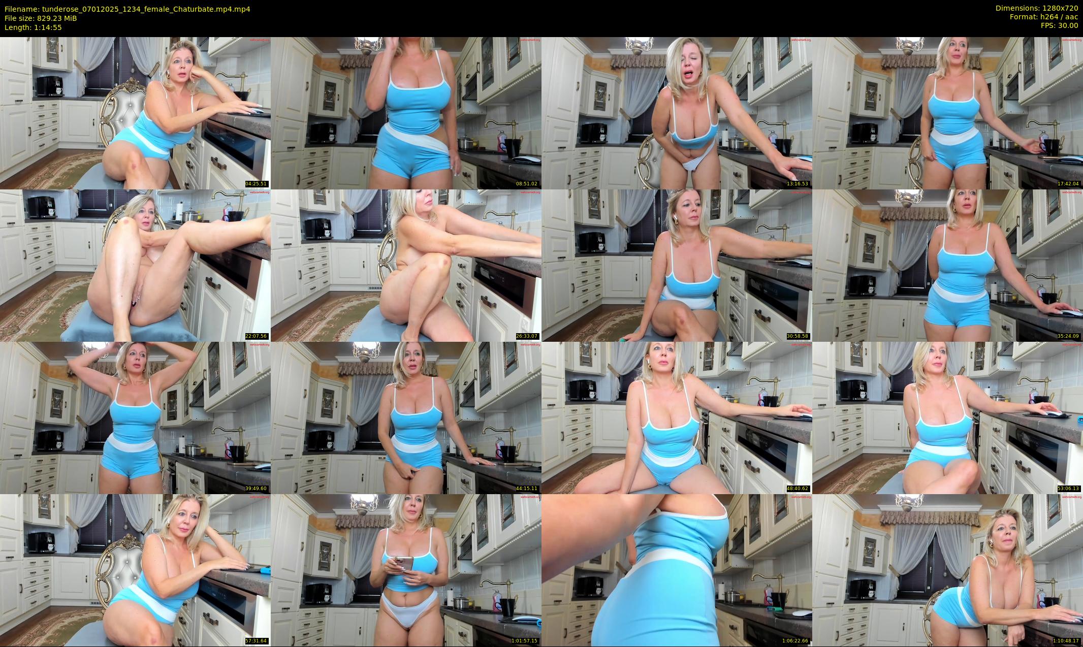 tunderose — 75 minute Chaturbate female cam show recording, 720p, Jan 7, 2025
