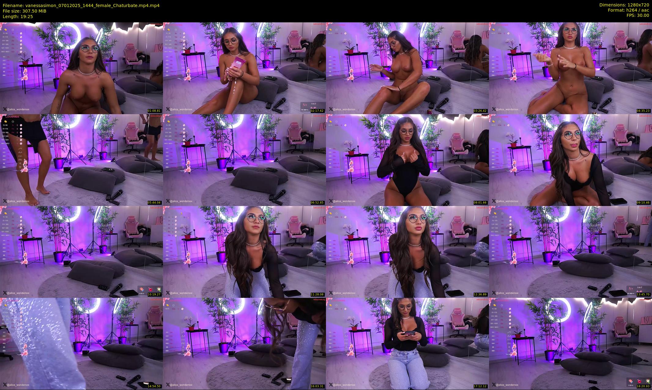 vanessasimon — 20 minute Chaturbate female cam show recording, 720p, Jan 7, 2025