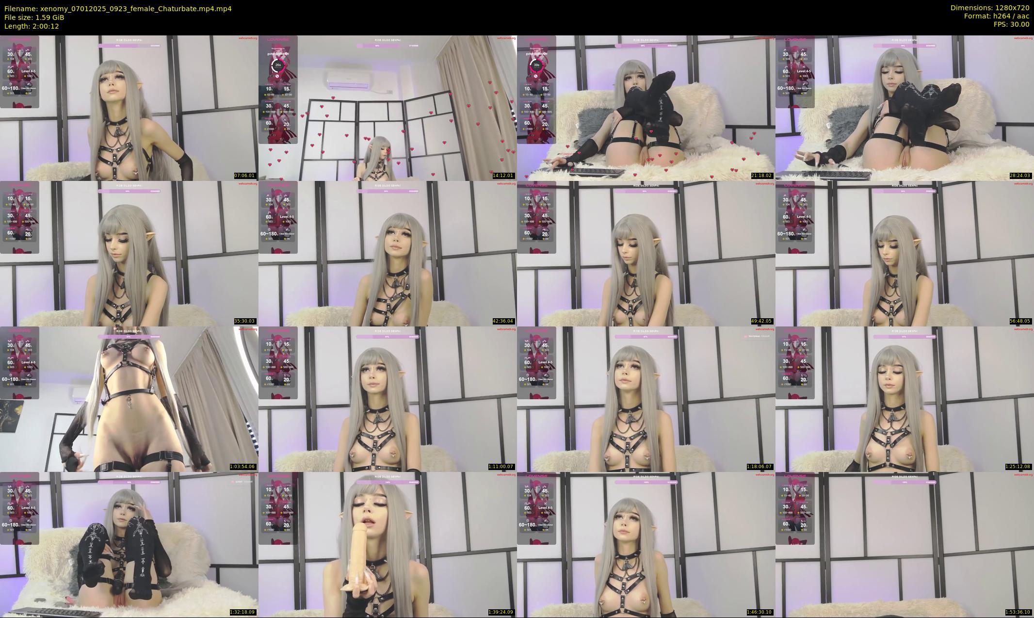 xenomy — 121 minute Chaturbate female cam show recording, 720p, Jan 7, 2025