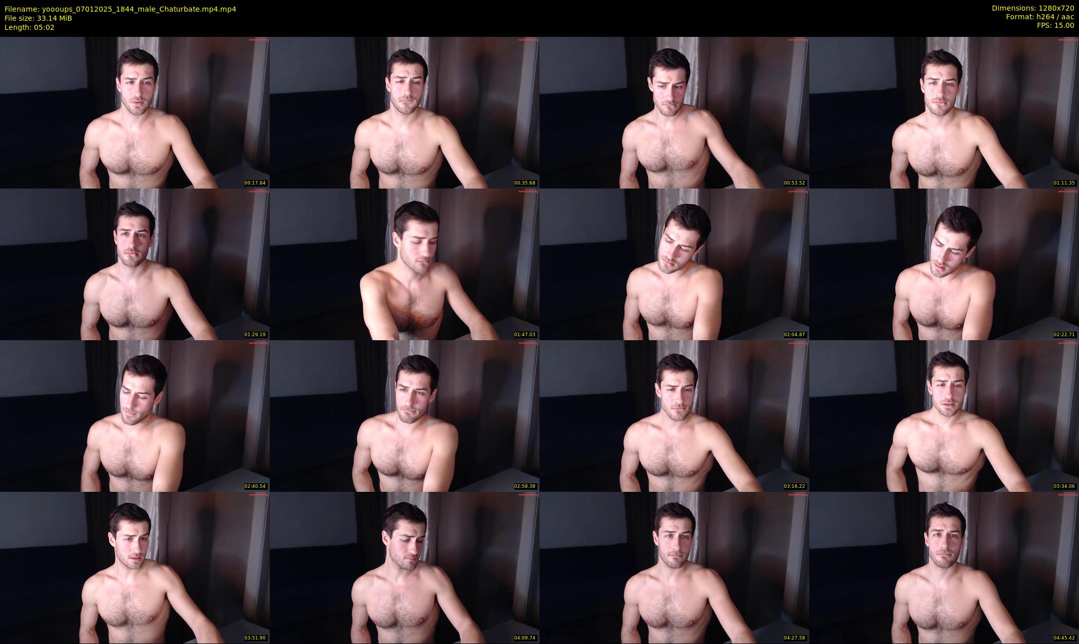 yoooups — 6 minute Chaturbate male cam show recording, 720p, Jan 7, 2025