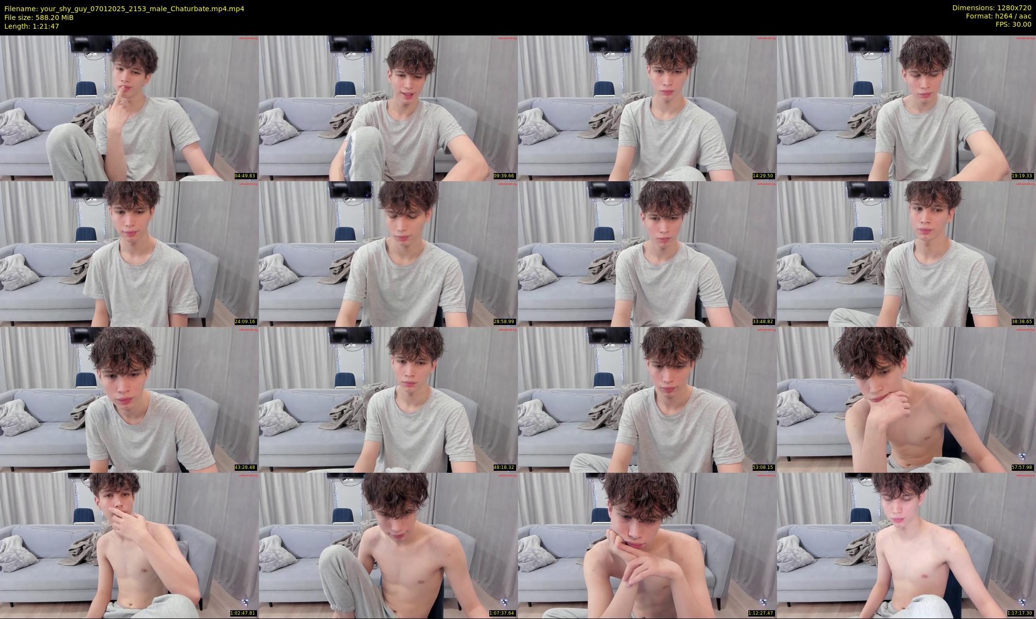 your_shy_guy — 82 minute Chaturbate male cam show recording, 720p, Jan 7, 2025