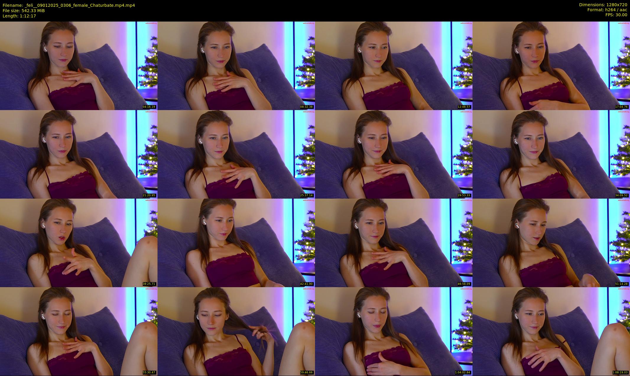 _feli_ — 73 minute Chaturbate female cam show recording, 720p, Jan 9, 2025