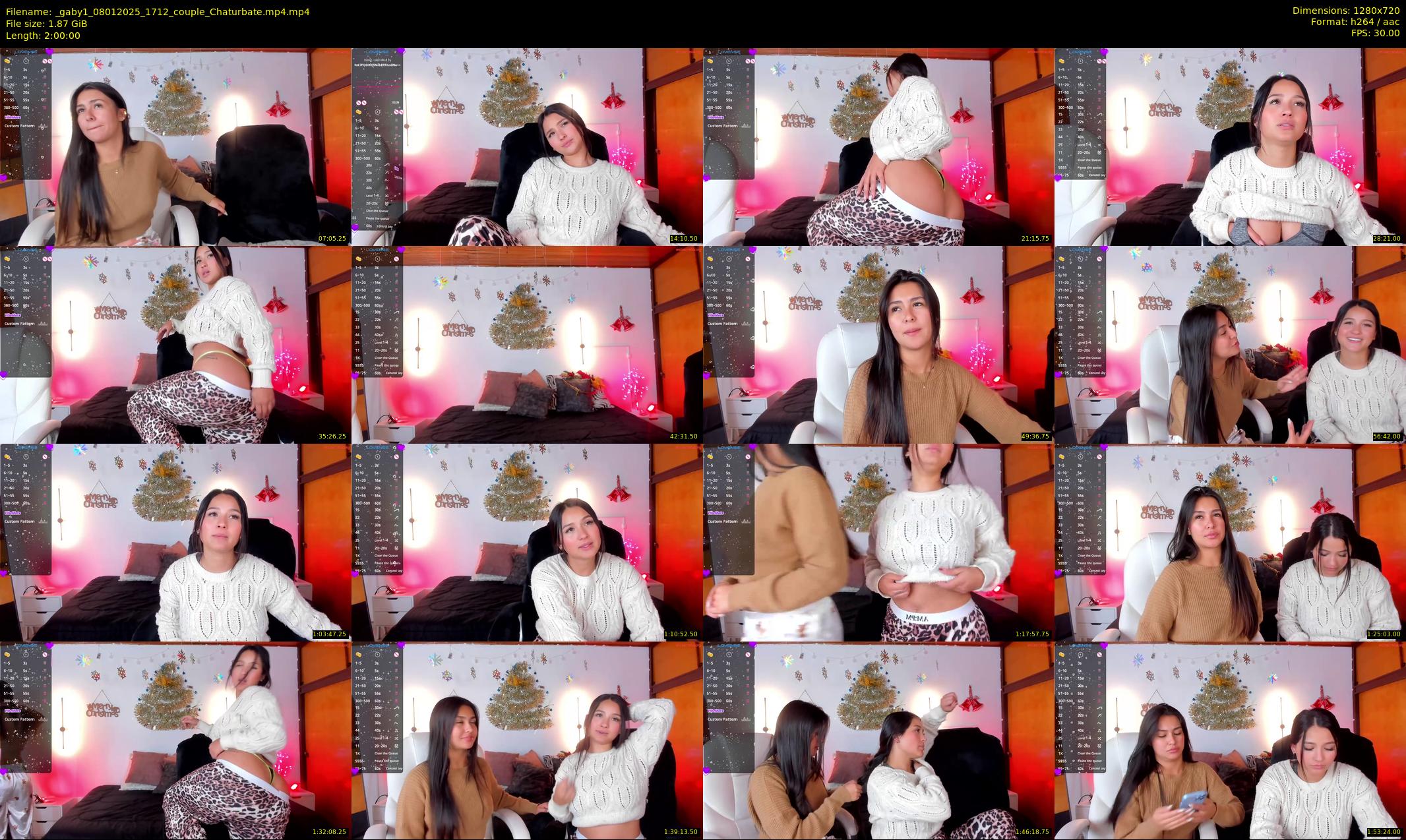 _gaby1 — 120 minute Chaturbate female cam show recording, 720p, Jan 8, 2025