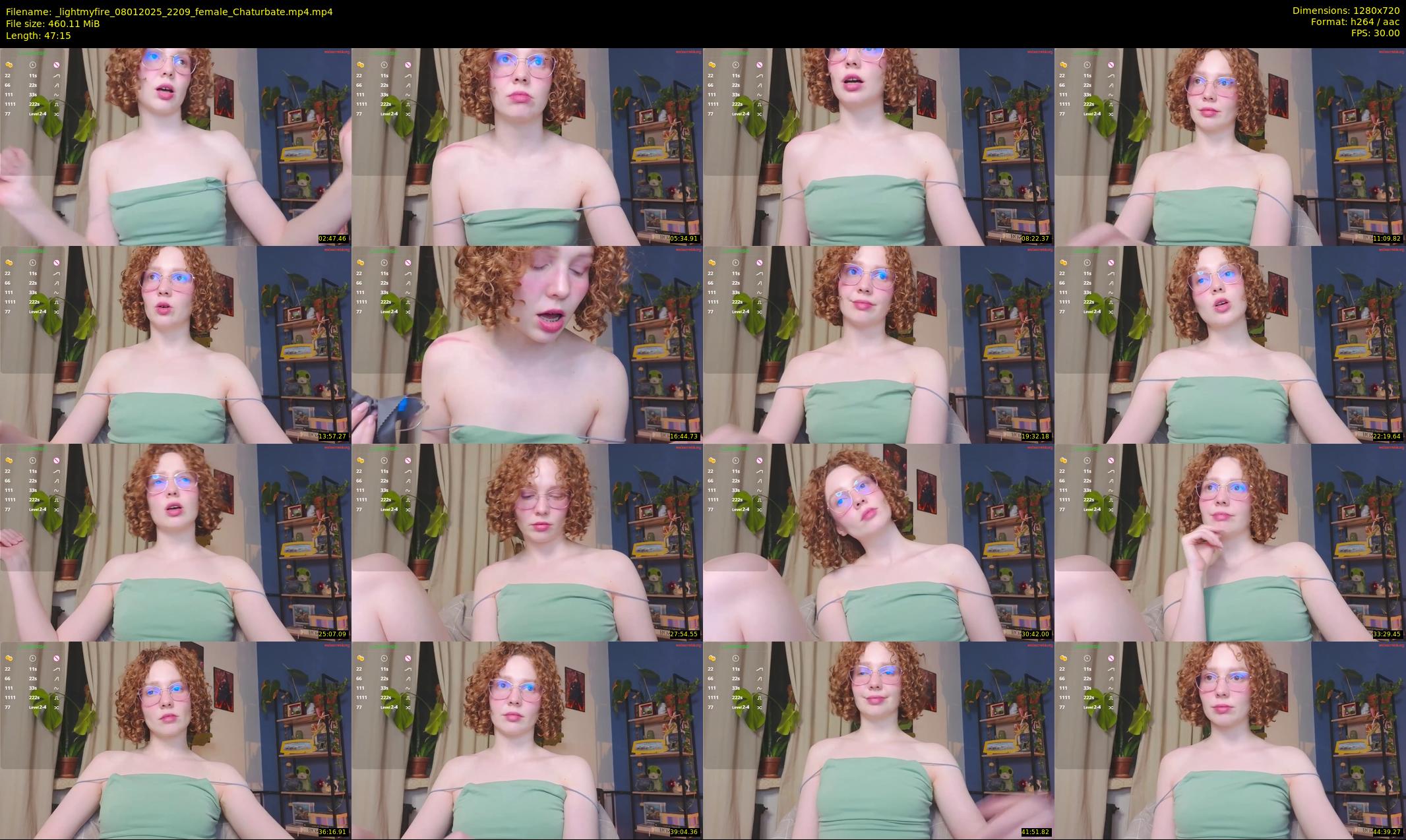 _lightmyfire — 48 minute Chaturbate female cam show recording, 720p, Jan 8, 2025