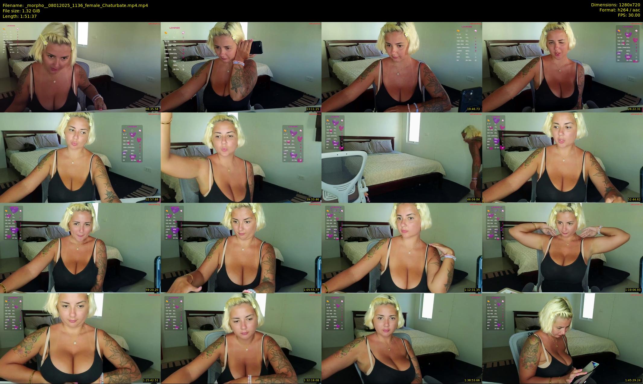 _morpho_ — 112 minute Chaturbate female cam show recording, 720p, Jan 8, 2025