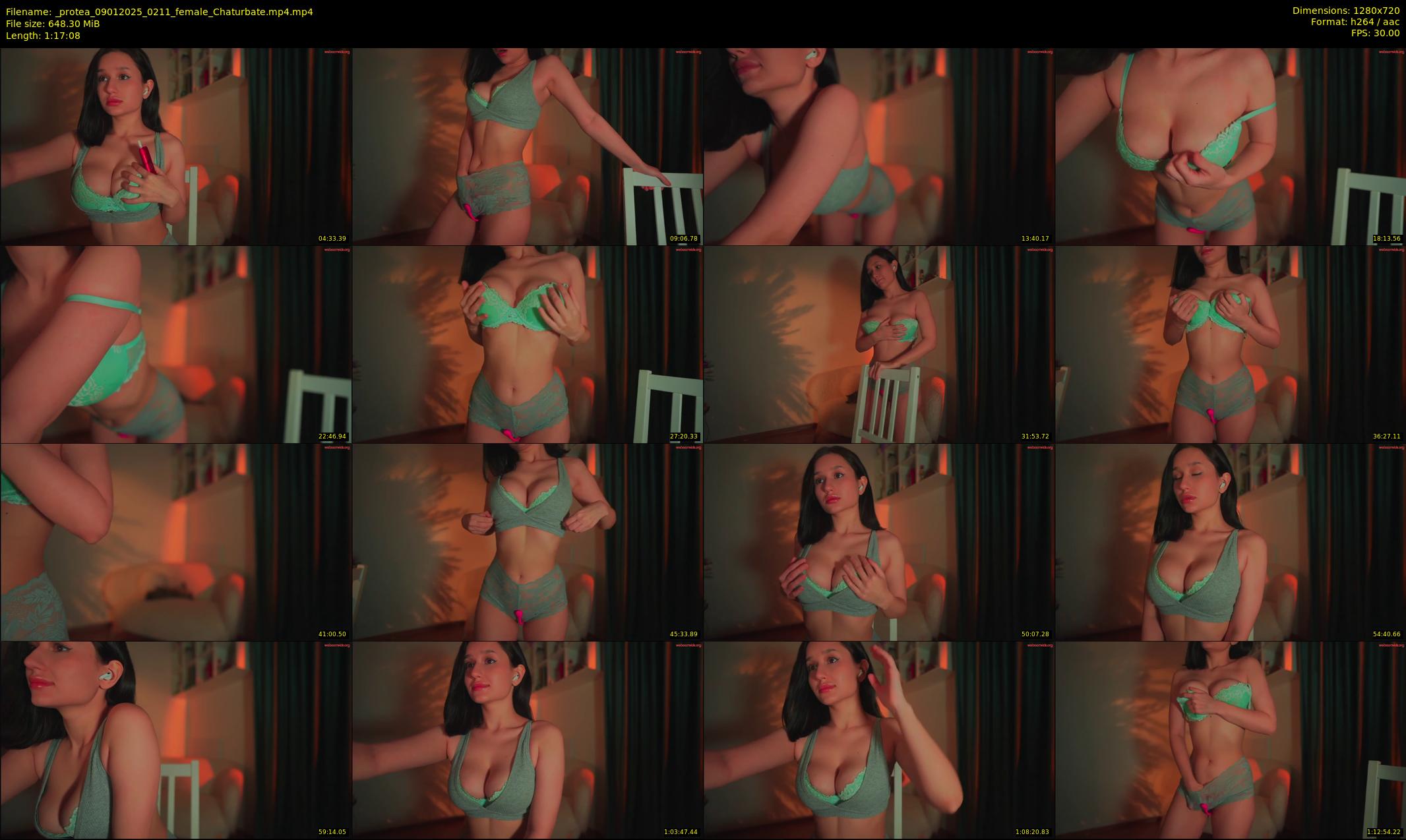 _protea — 78 minute Chaturbate female cam show recording, 720p, Jan 9, 2025
