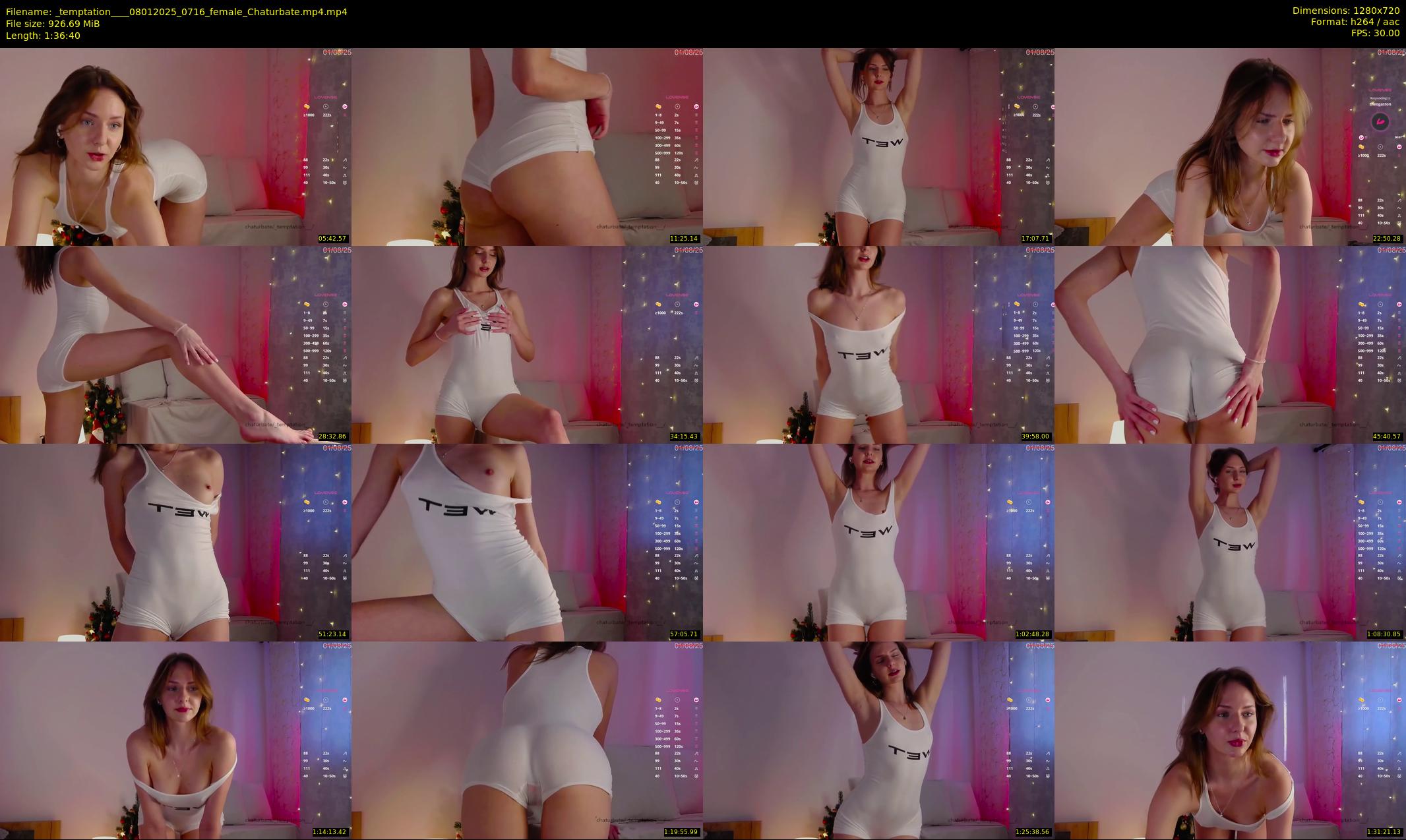_temptation___ — 97 minute Chaturbate female cam show recording, 720p, Jan 8, 2025