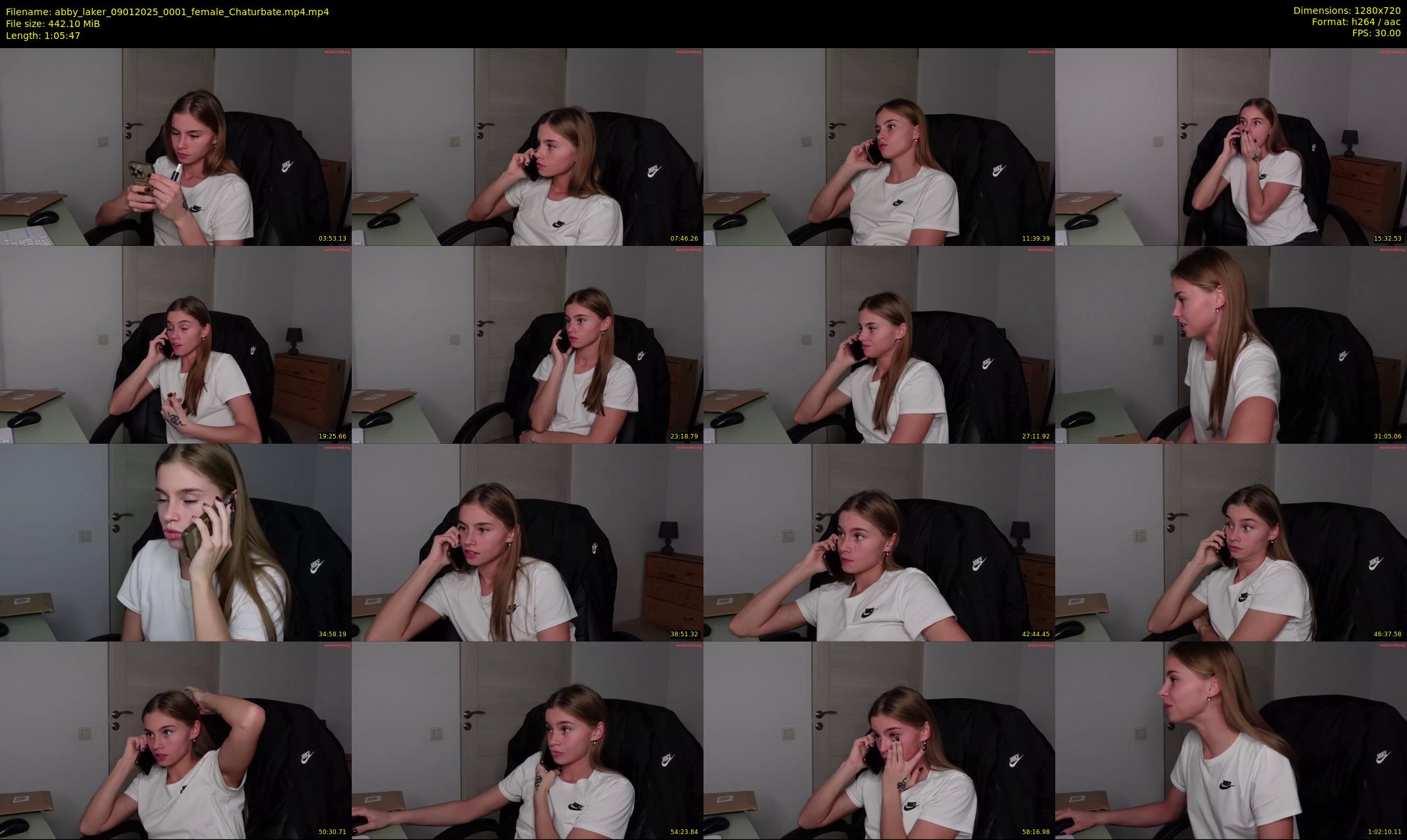abby_laker — 66 minute Chaturbate female cam show recording, 720p, Jan 9, 2025