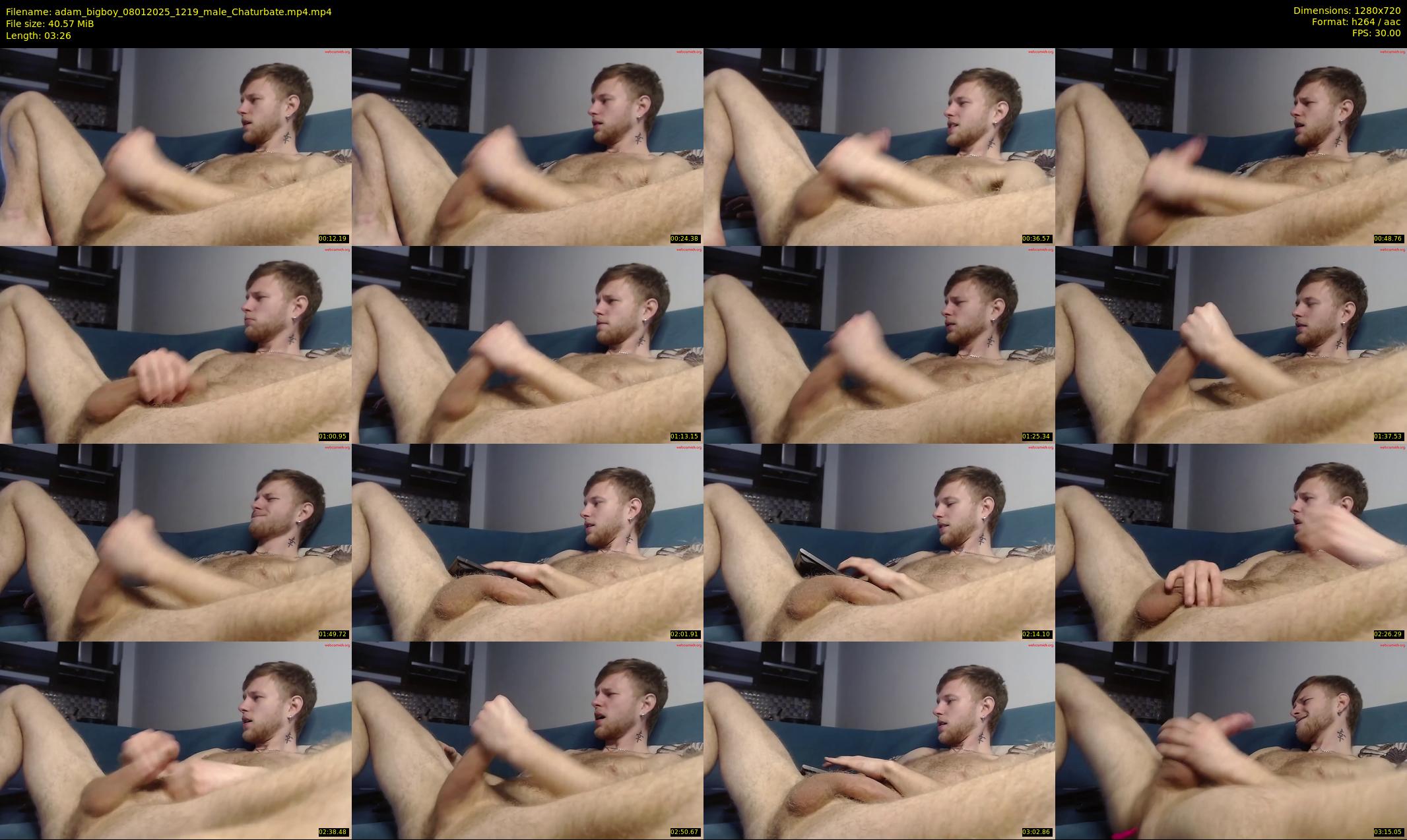 adam_bigboy — 4 minute Chaturbate male cam show recording, 720p, Jan 8, 2025
