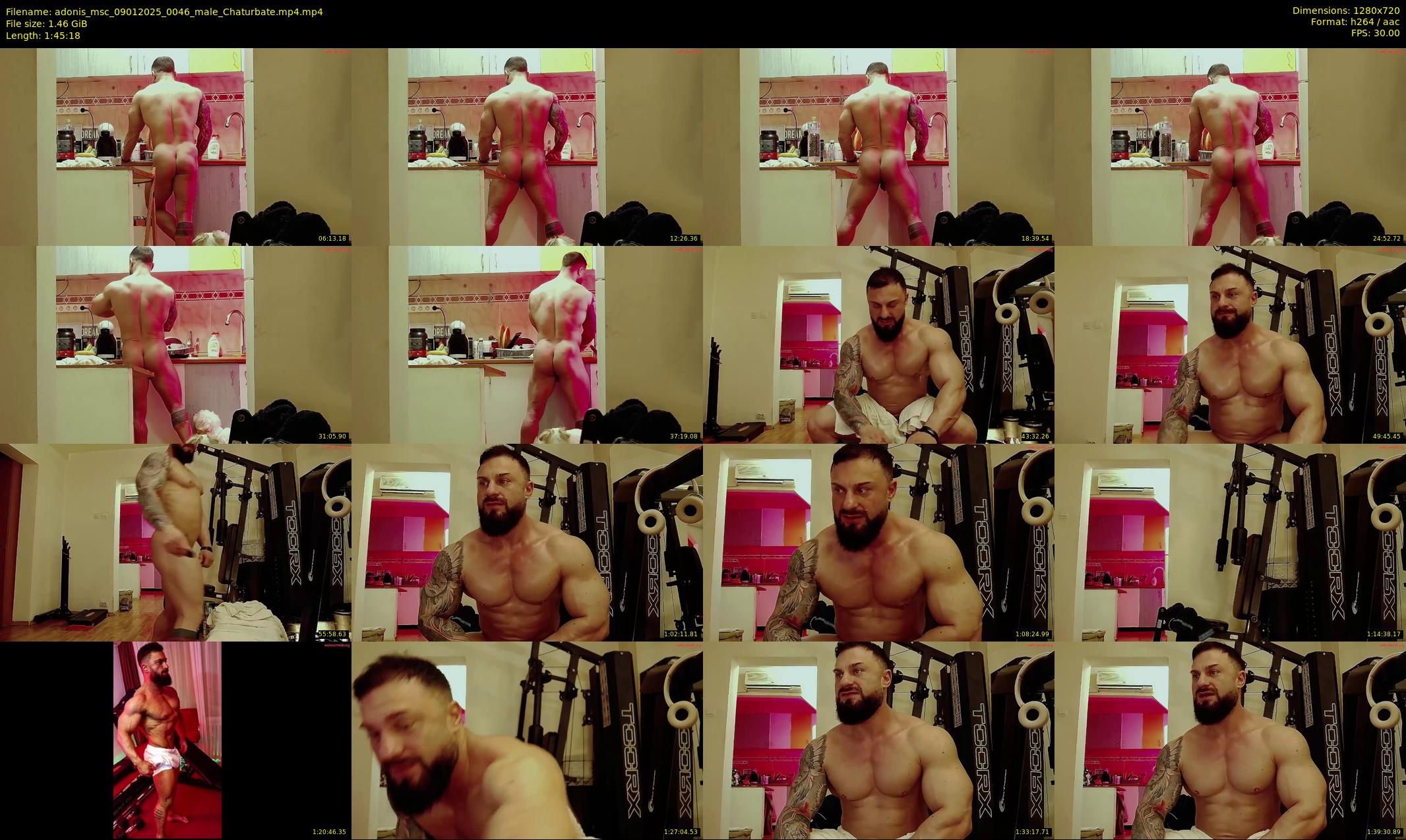 adonis_msc — 106 minute Chaturbate male cam show recording, 720p, Jan 9, 2025