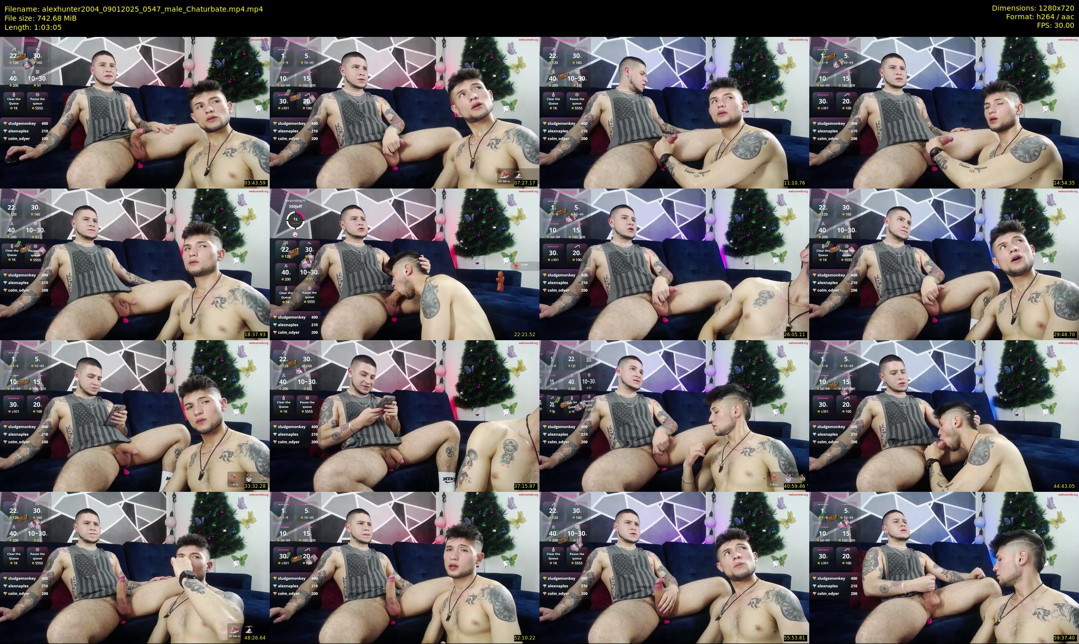 alexhunter2004 — 64 minute Chaturbate male cam show recording, 720p, Jan 9, 2025