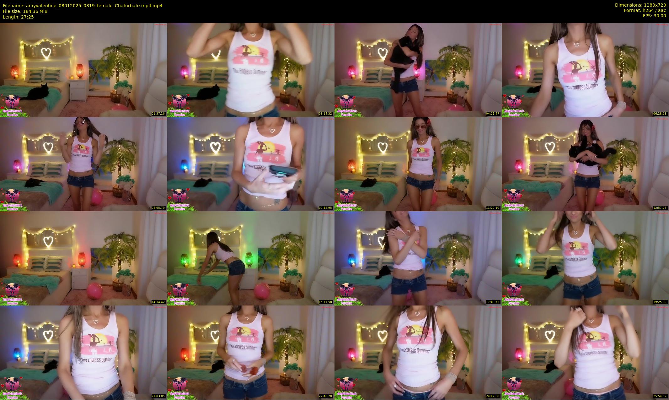 amyvalentine — 28 minute Chaturbate female cam show recording, 720p, Jan 8, 2025