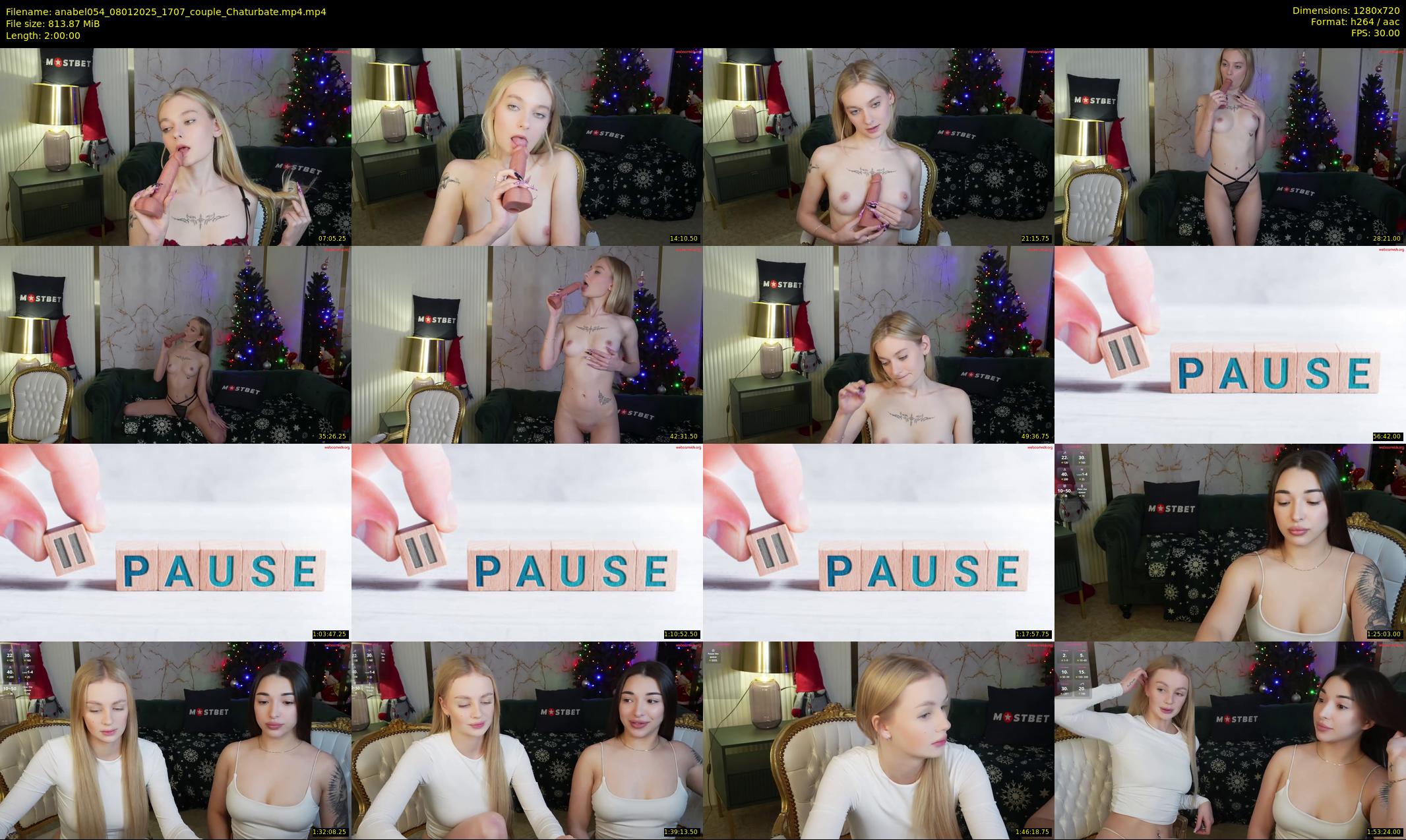 anabel054 — 120 minute Chaturbate female cam show recording, 720p, Jan 8, 2025