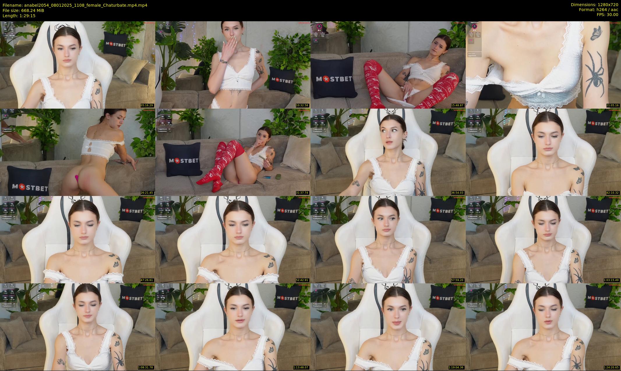 anabel2054 — 90 minute Chaturbate female cam show recording, 720p, Jan 8, 2025