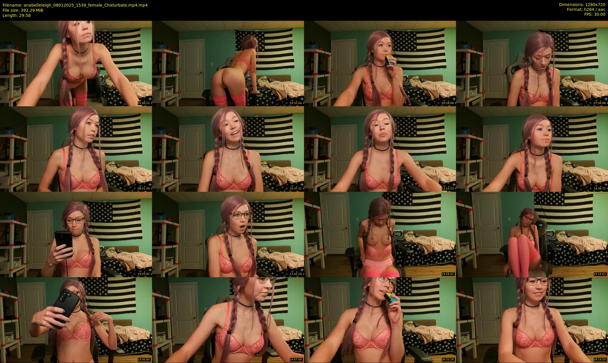 anabelleleigh — 30 minute Chaturbate female cam show recording, 720p, Jan 8, 2025