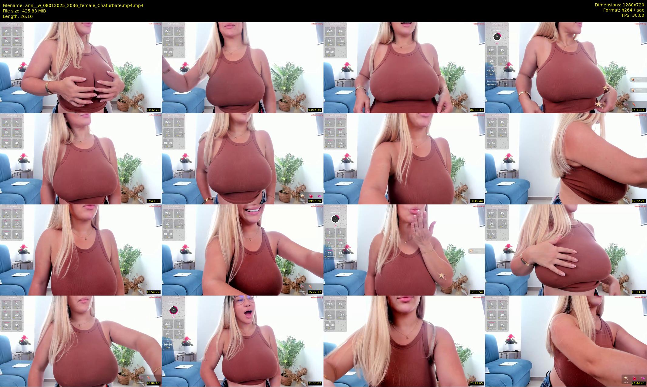 ann__w — 27 minute Chaturbate female cam show recording, 720p, Jan 8, 2025