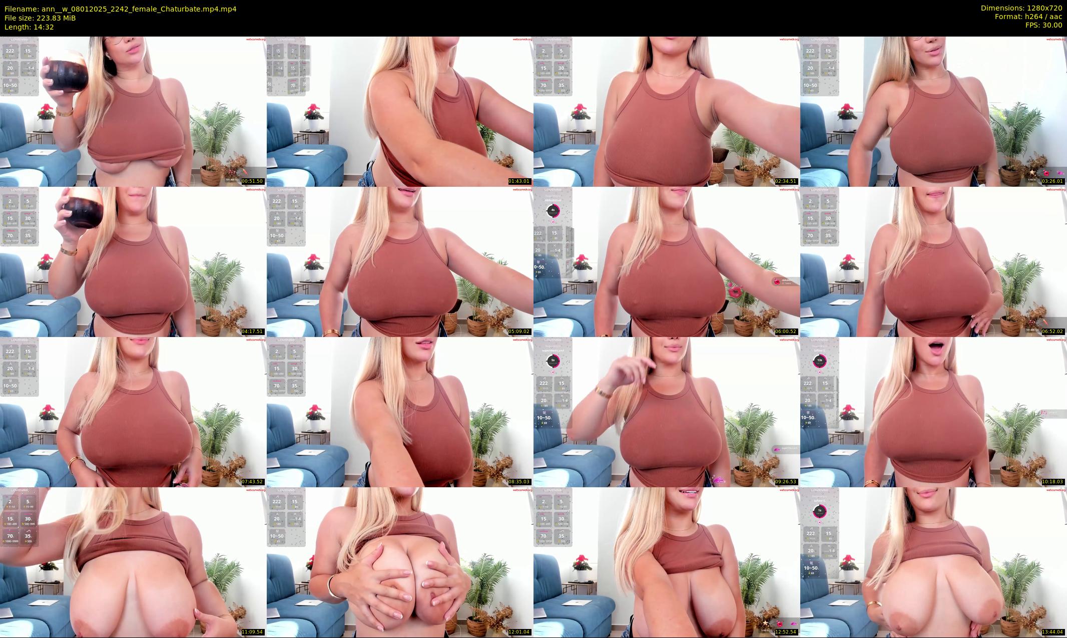 ann__w — 15 minute Chaturbate female cam show recording, 720p, Jan 8, 2025