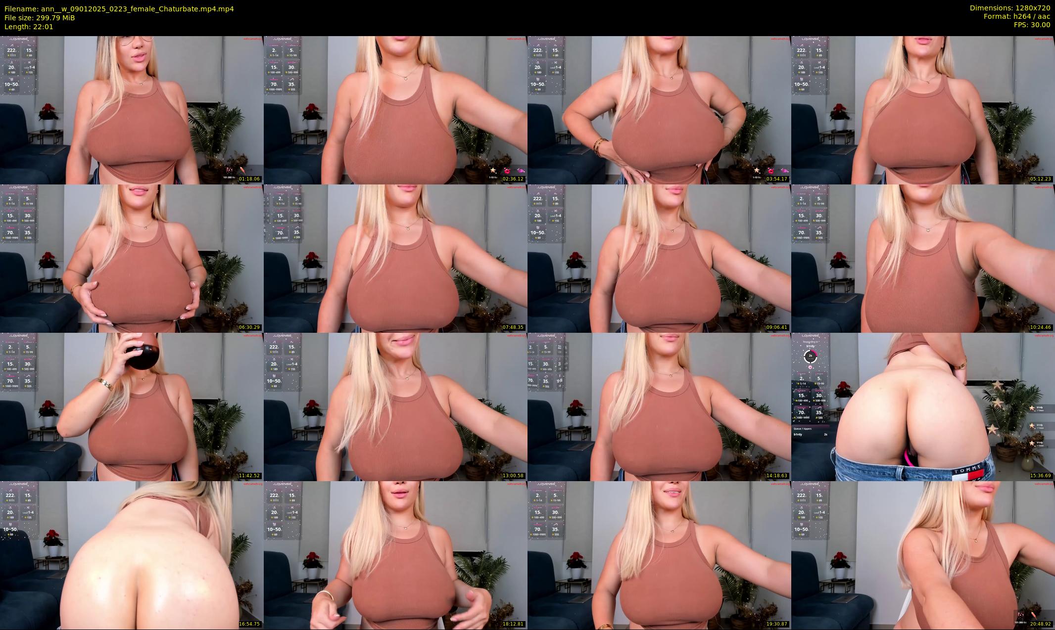 ann__w — 23 minute Chaturbate female cam show recording, 720p, Jan 9, 2025